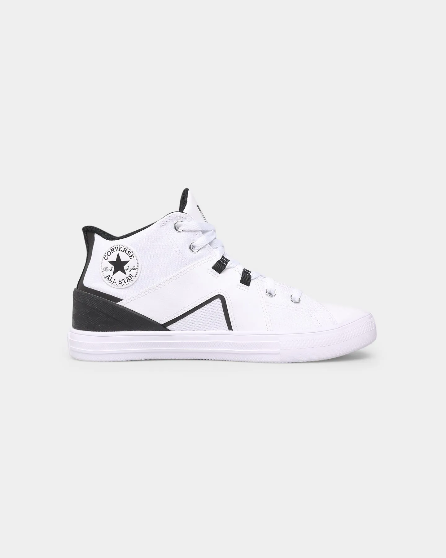 Ergonomic Cold Weather Converse Chuck Taylor All Star Flux Ultra Mid White/Black/White