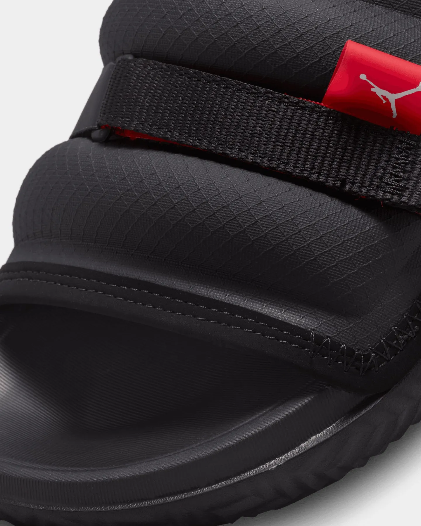 Summer Base Jordan Super Play Slides Black/Uni Red