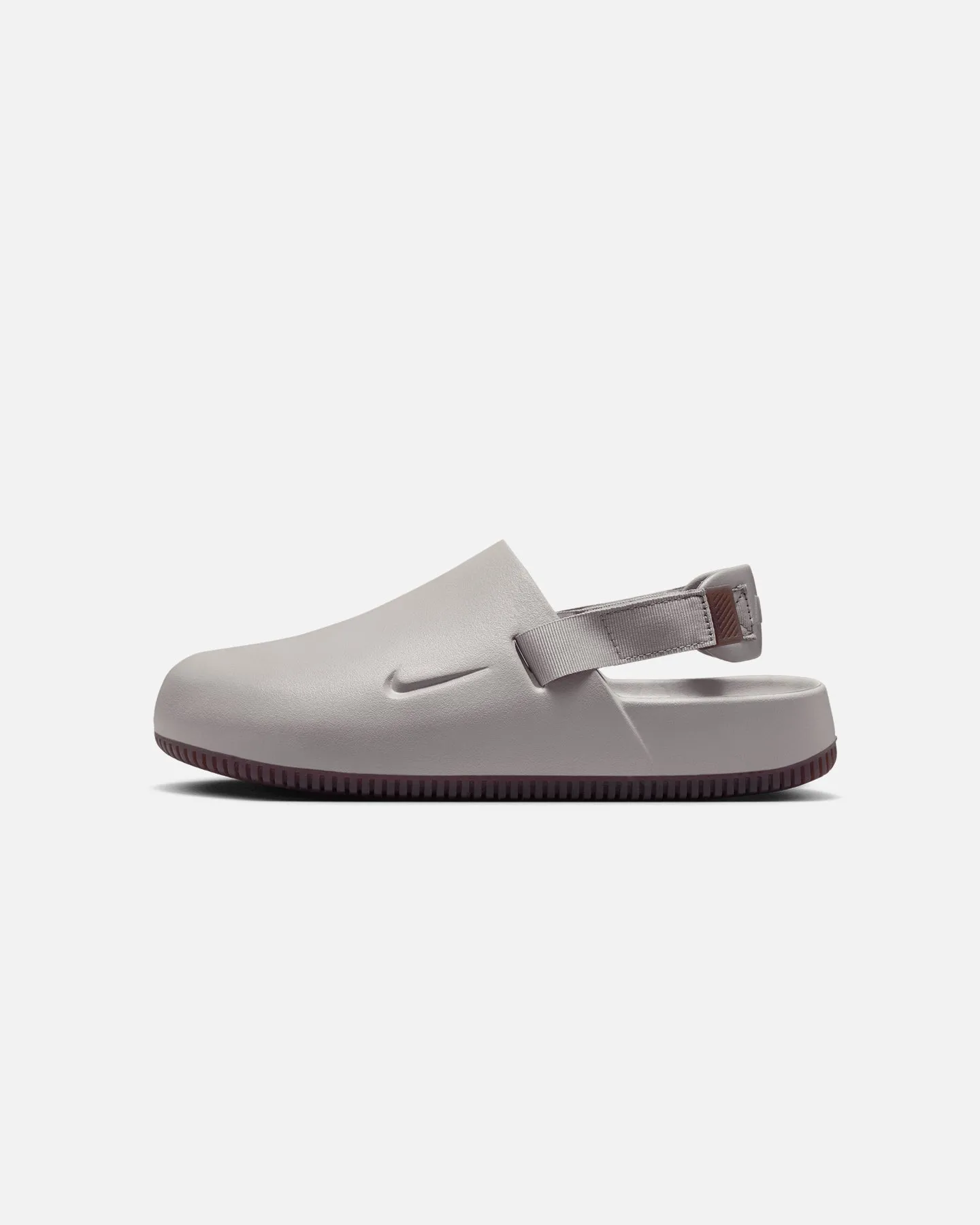 Nike Calm Mule Grey Rubber Sole