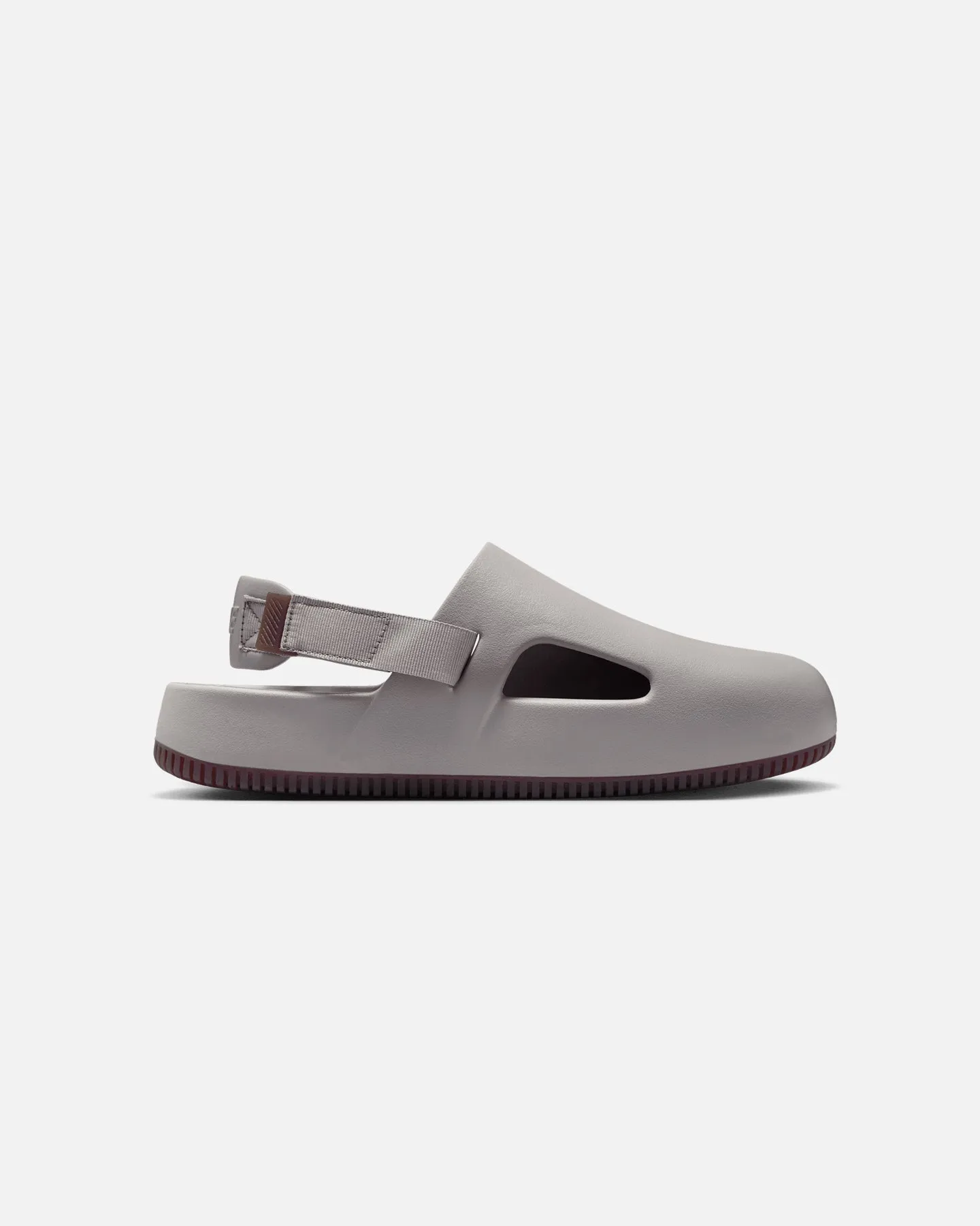 Nike Calm Mule Grey Ventilated Mesh Travel Enthusiasts Muscle Aid