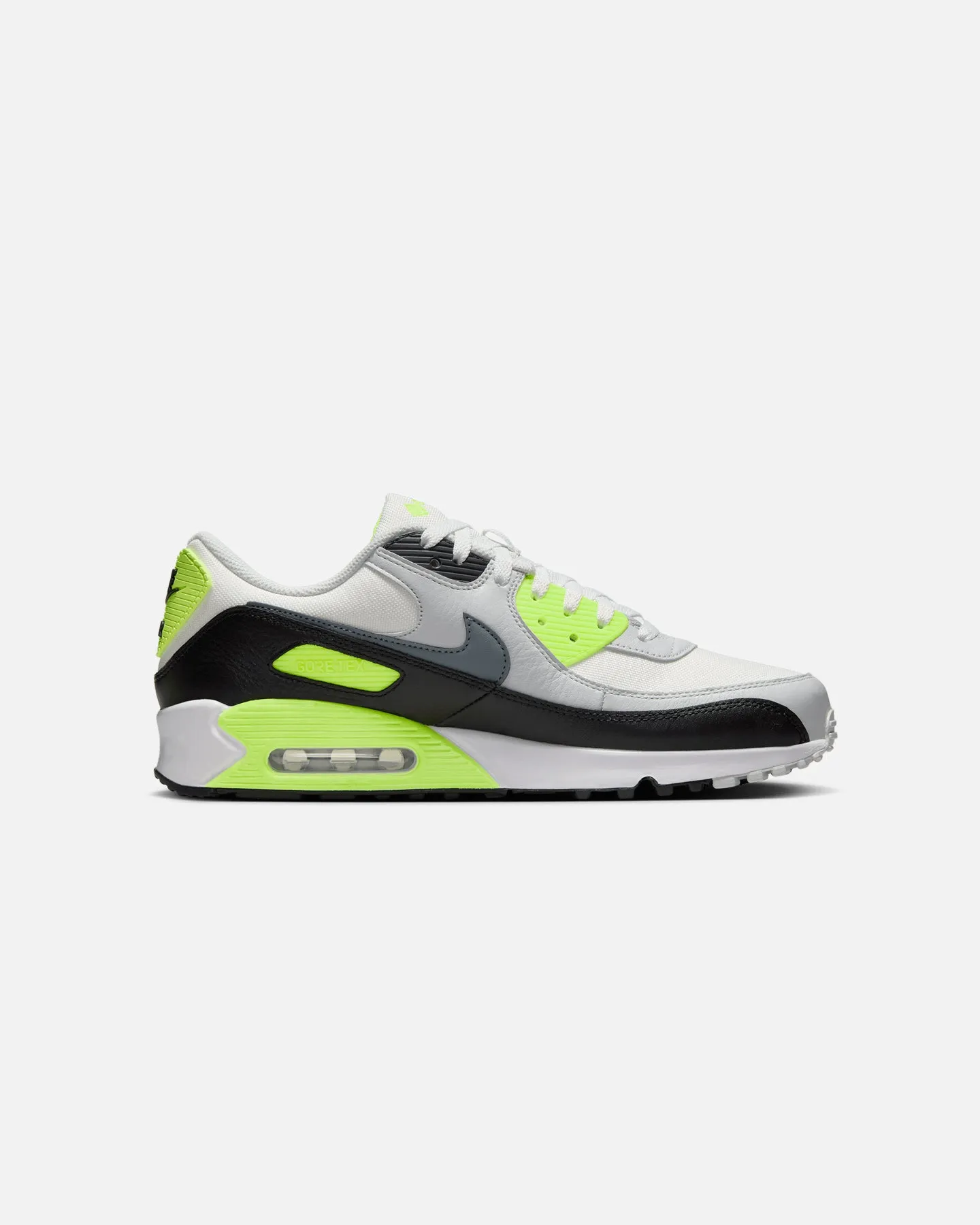 Nike Air Max 90 GORE-TEX "Volt" Summit White/Cool Grey-Volt Cushioned Midsole