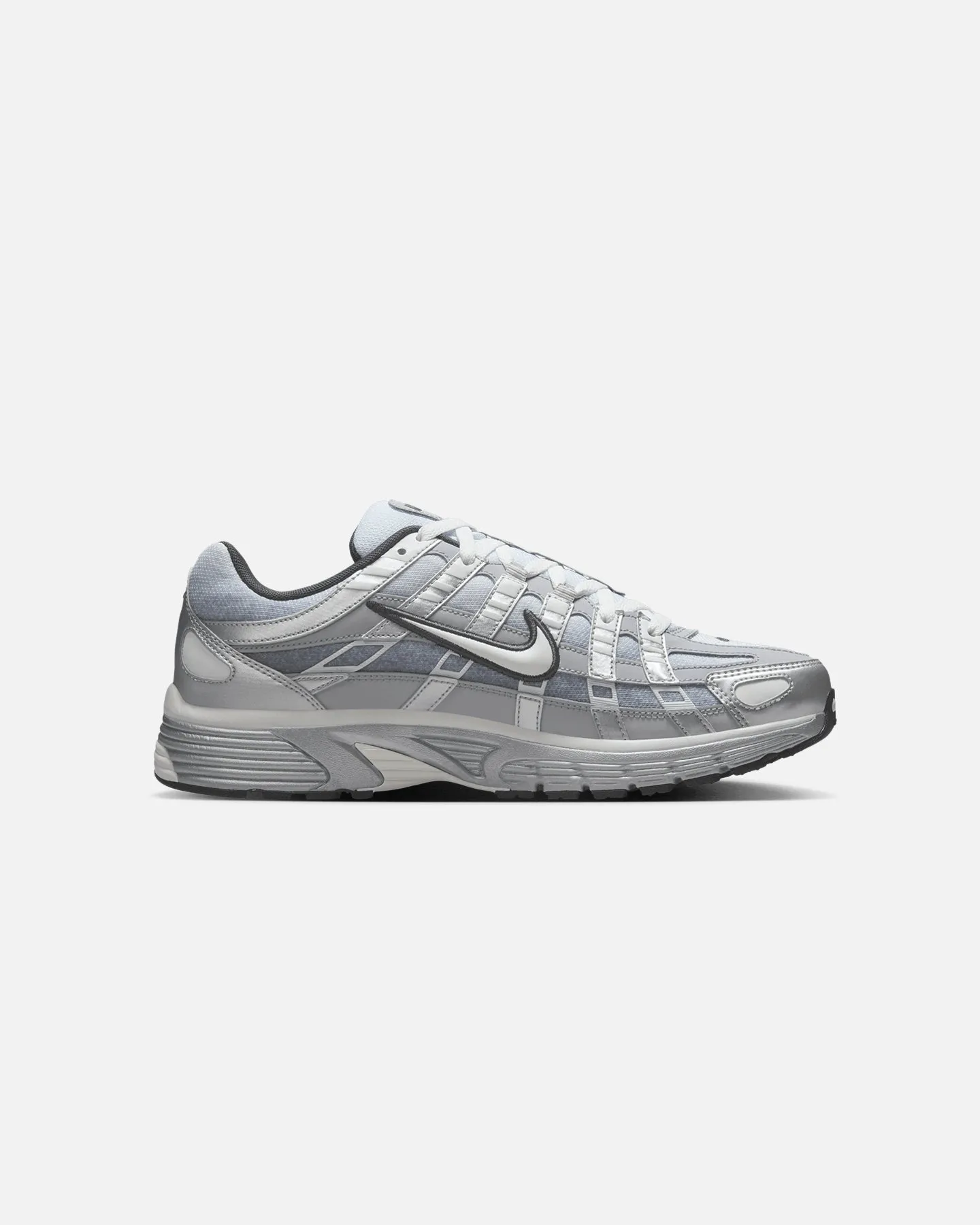 Cushioned Step SyntheticLeather Nike P-6000 Silver