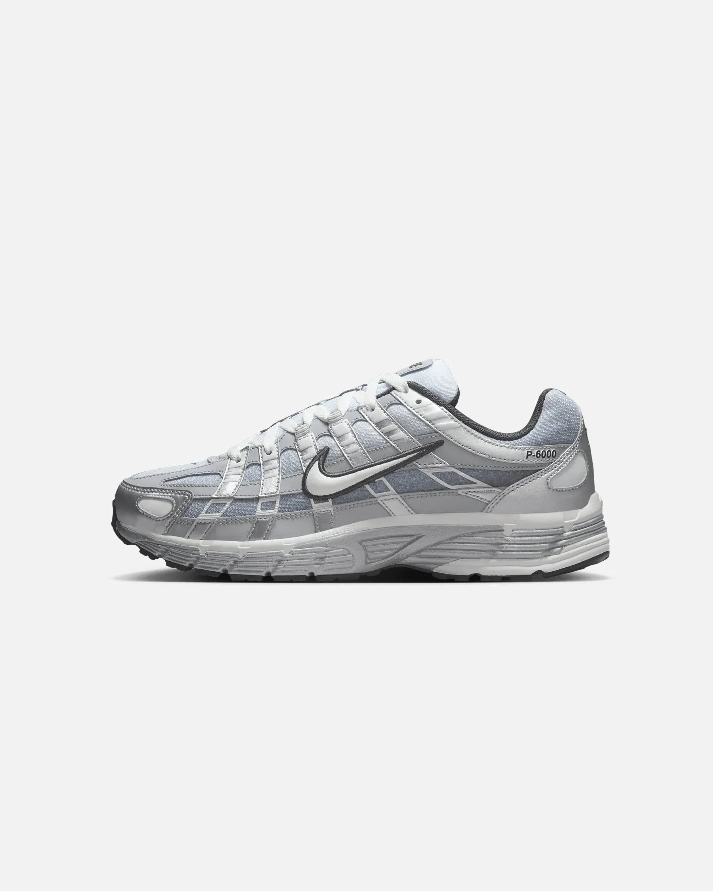 Nike P-6000 Silver Torsion Stability Plate Breathable flair