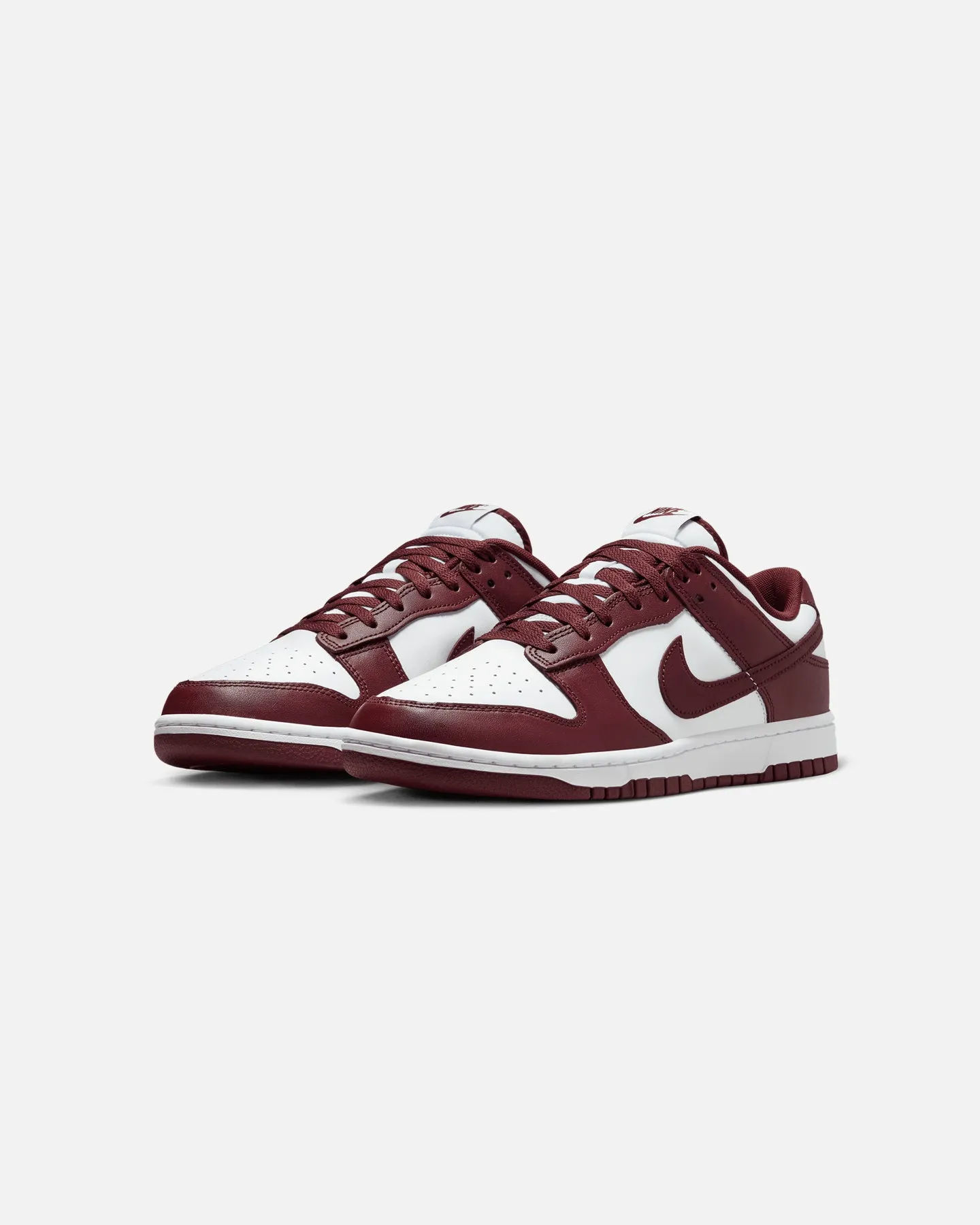 Nike Dunk Low Retro White/Redwood-Gym Red evening run Light Run