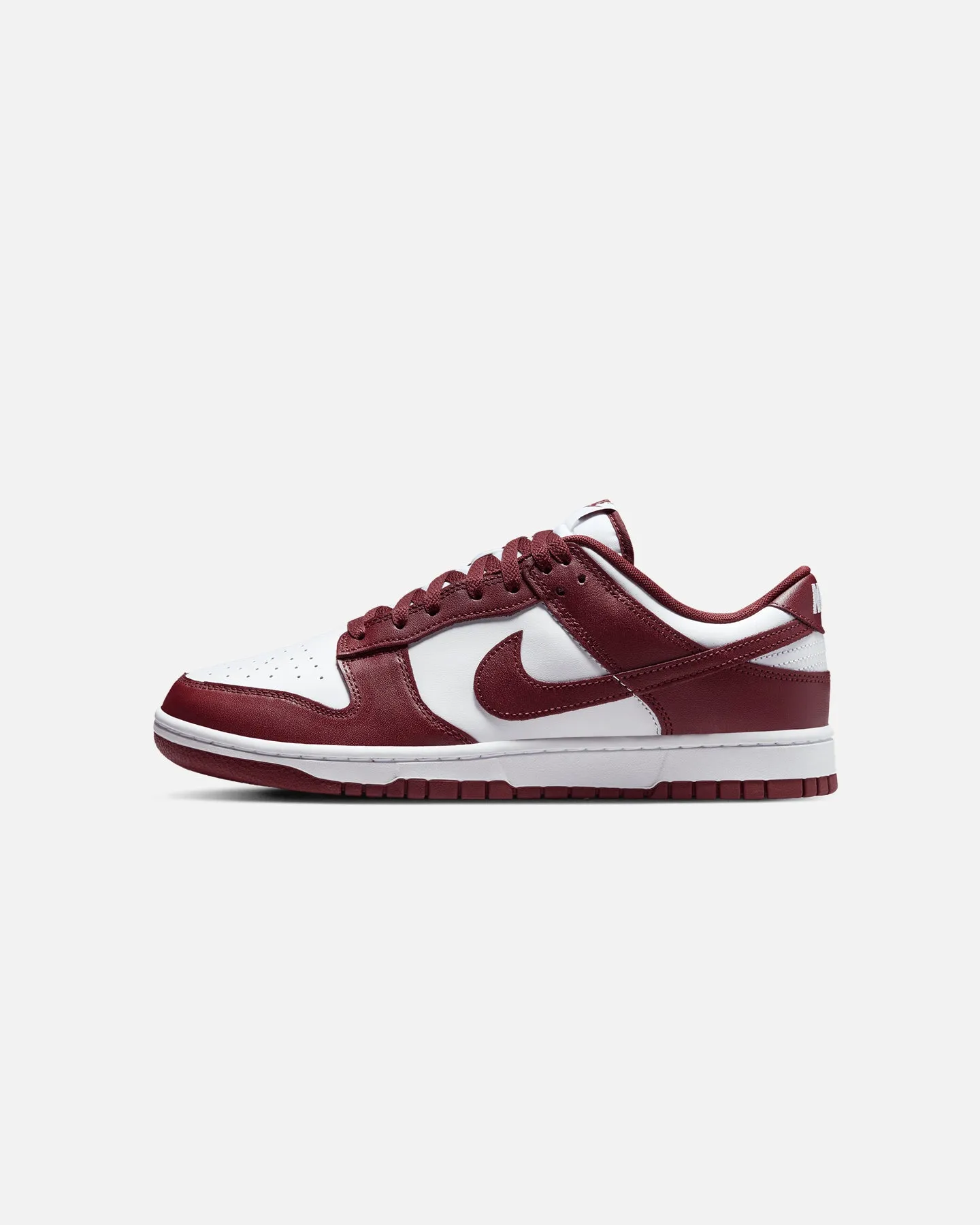 Nike Dunk Low Retro White/Redwood-Gym Red Dynamic Edge Breathable Daily Walk