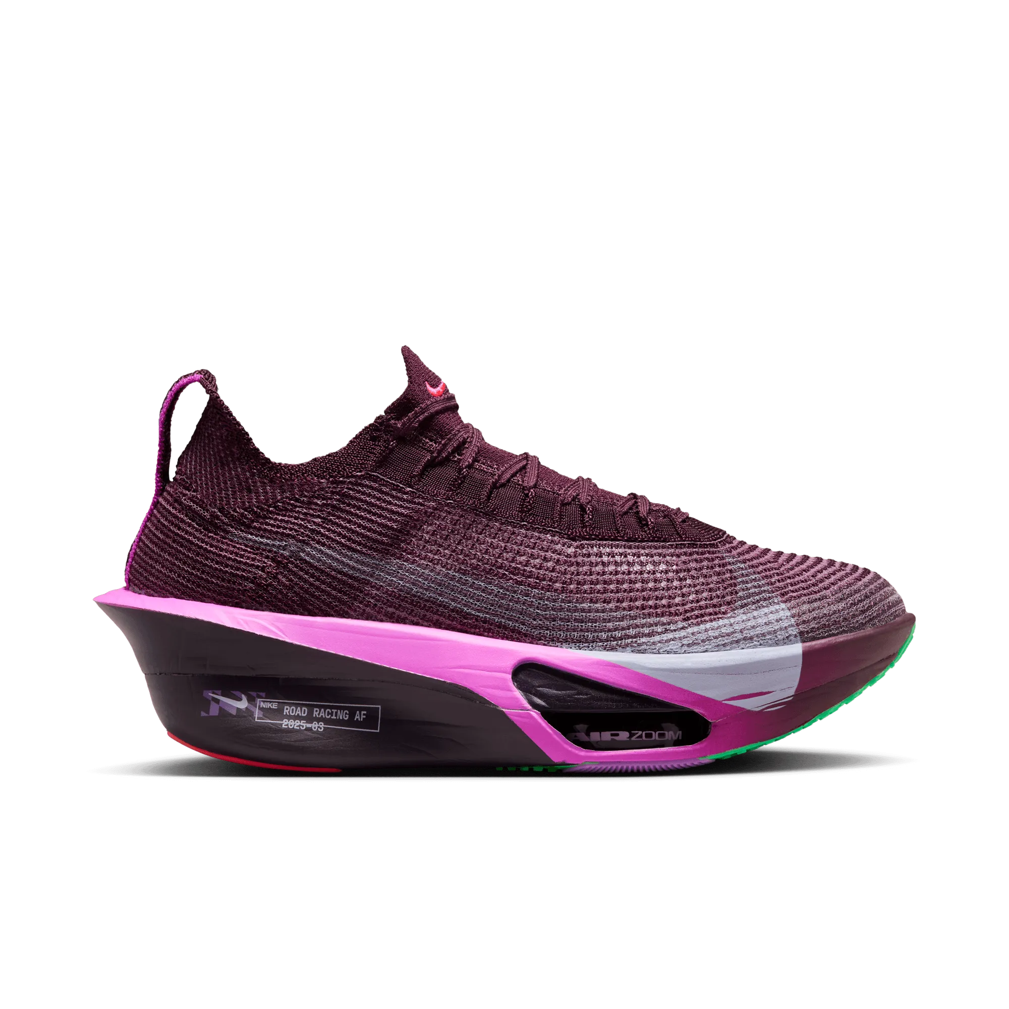 WOMEN'S ALPHAFLY 3 - B - 600 BURGUNDY CRUSH/OXYGEN PURPLE Team Match