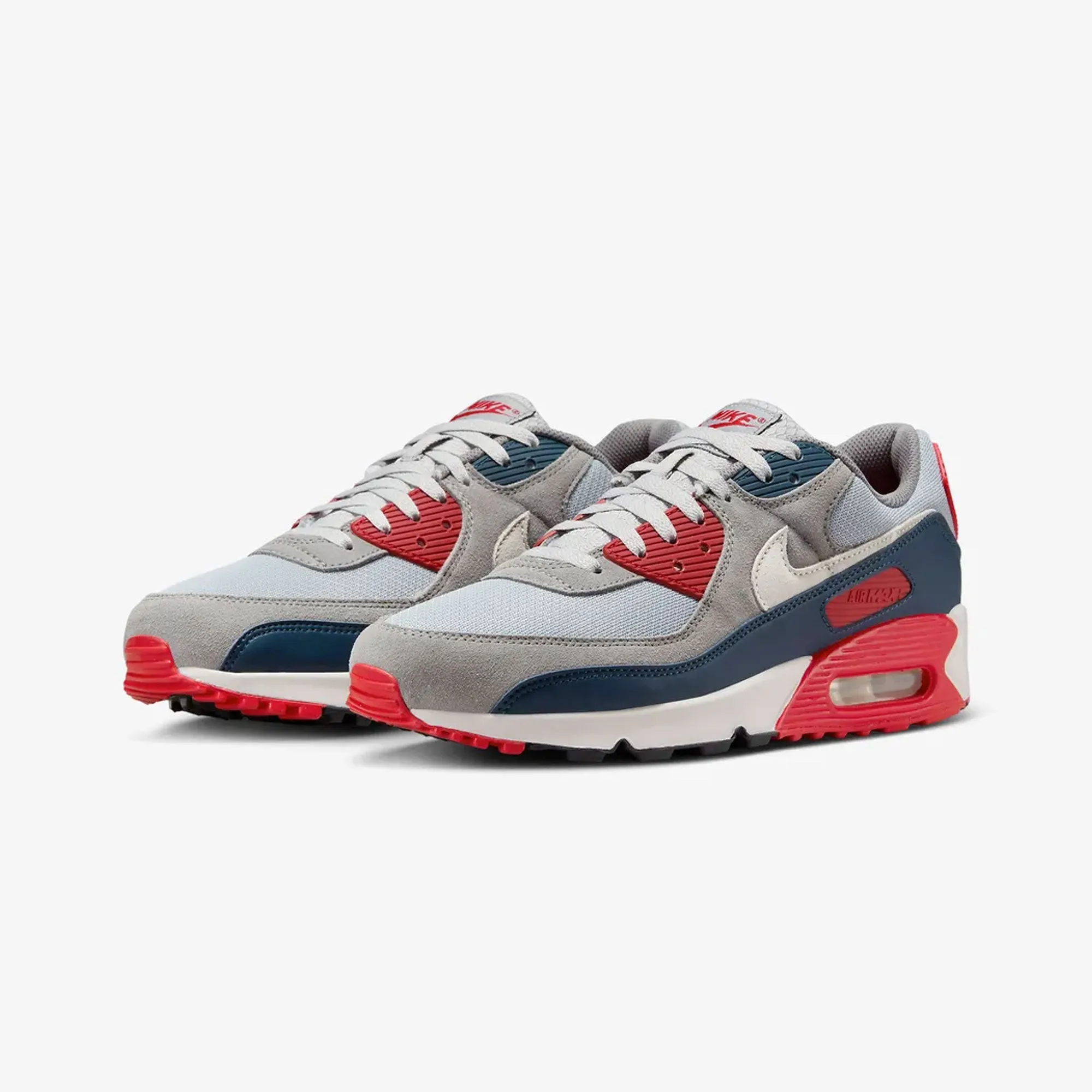 NIKE | AIR MAX 90 { LT SMOKE GREY/PHANTOM-ARMORY NAVY Move More