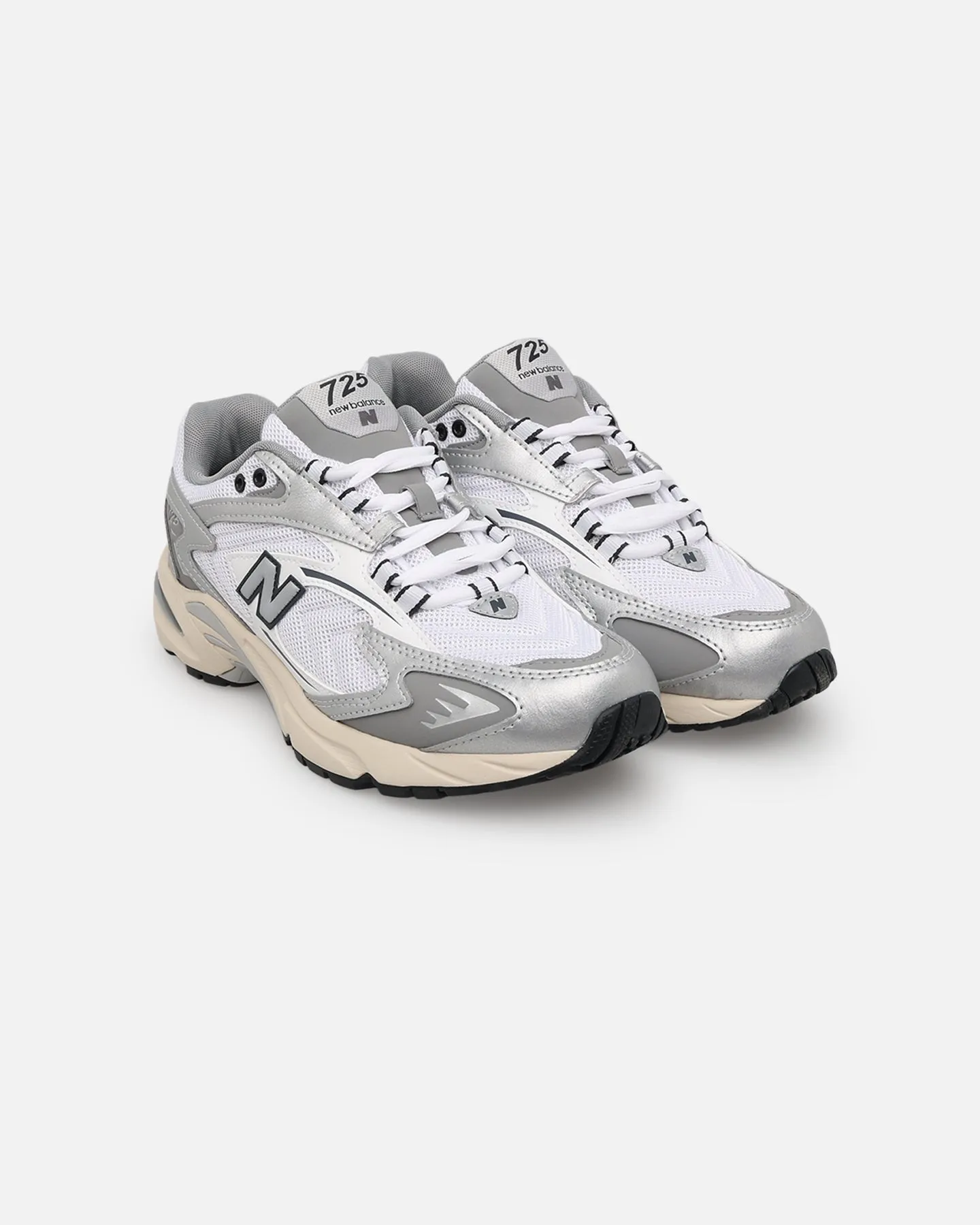 Bold Neon Rain Safe New Balance 725 White/Silver