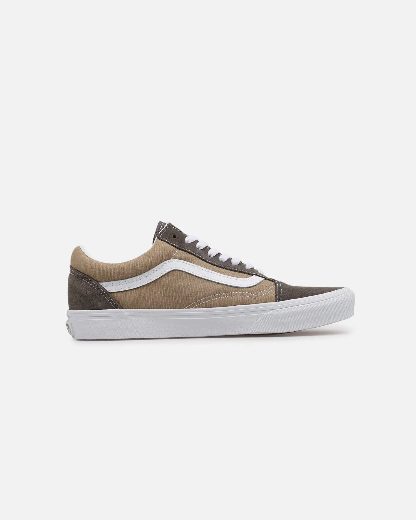 Vans Old Skool Block Brown Earth Base Corner Style