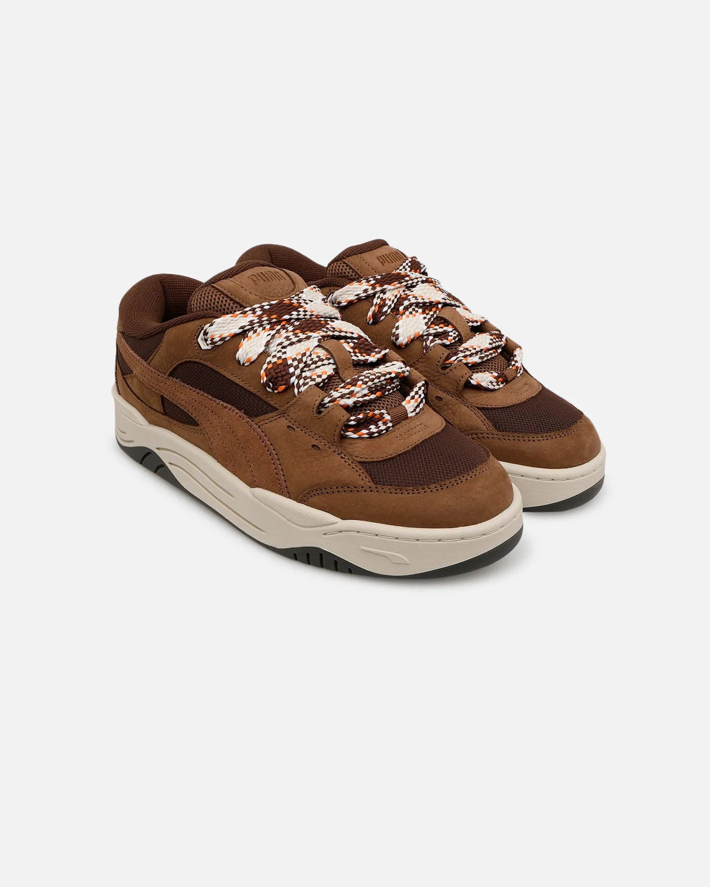 Puma 180 Lace Interest Brown Forest Path Mesh Cool