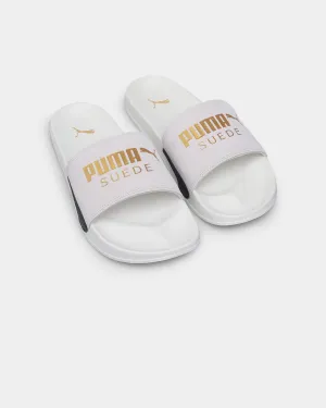 Puma Leadcat 2.0 Suede Classic Marshmallow/Puma Team Gold Party Glow