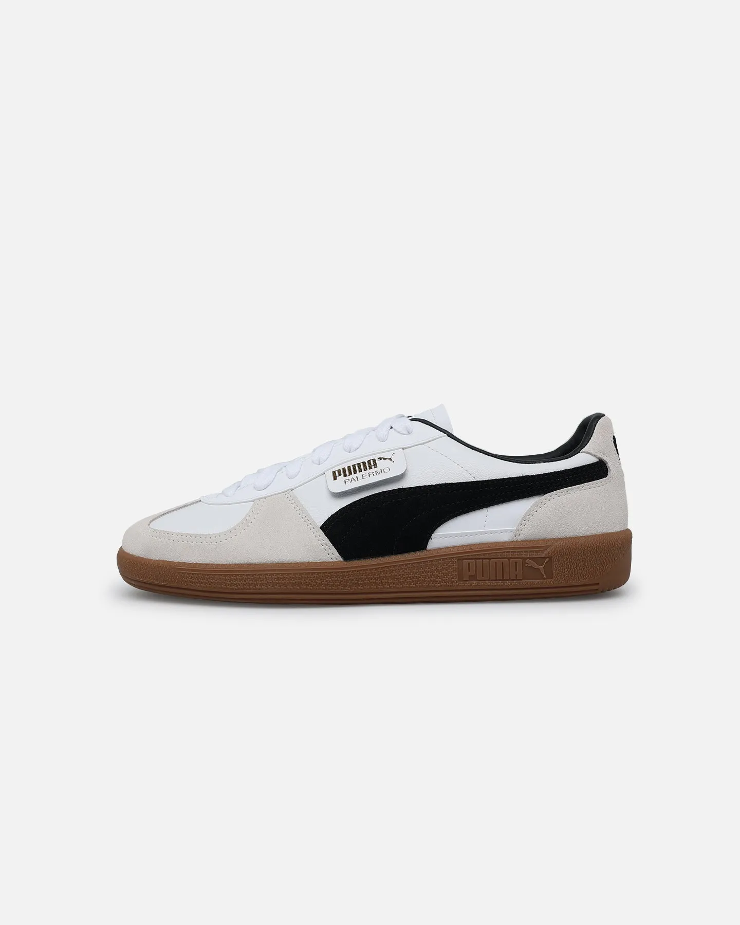 Dry Base Flexibility Feature Puma Palermo Leather Sneakers Puma White