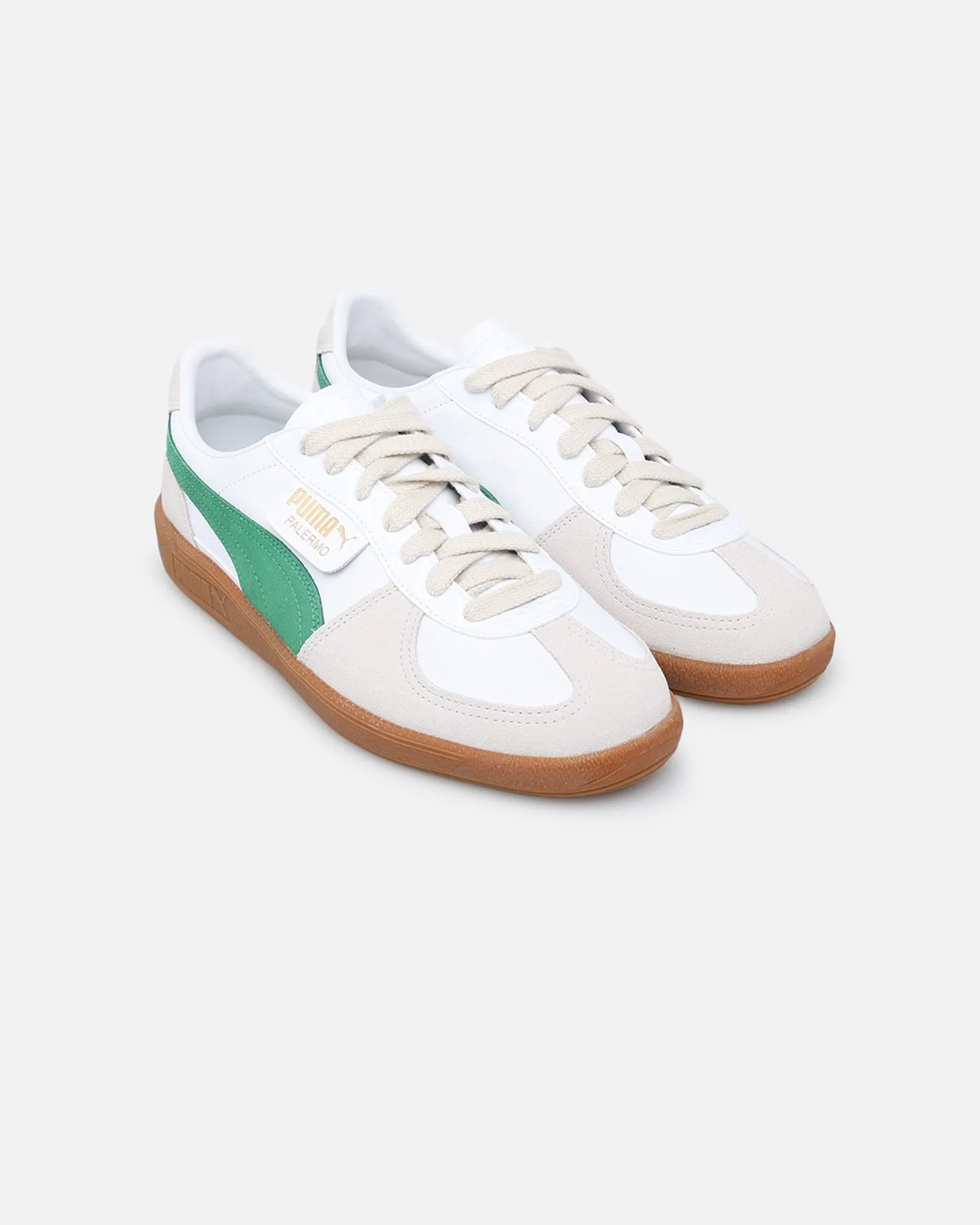 Puma Palermo Leather White/Green City Edge
