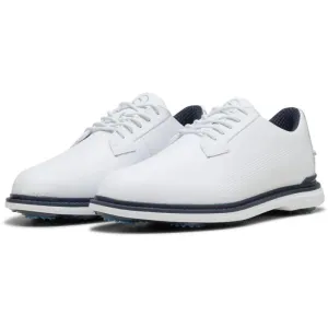 Stretchable PUMA ROYALE Golf Shoes 2025 - Puma White/Deep Navy/Team Light Blue