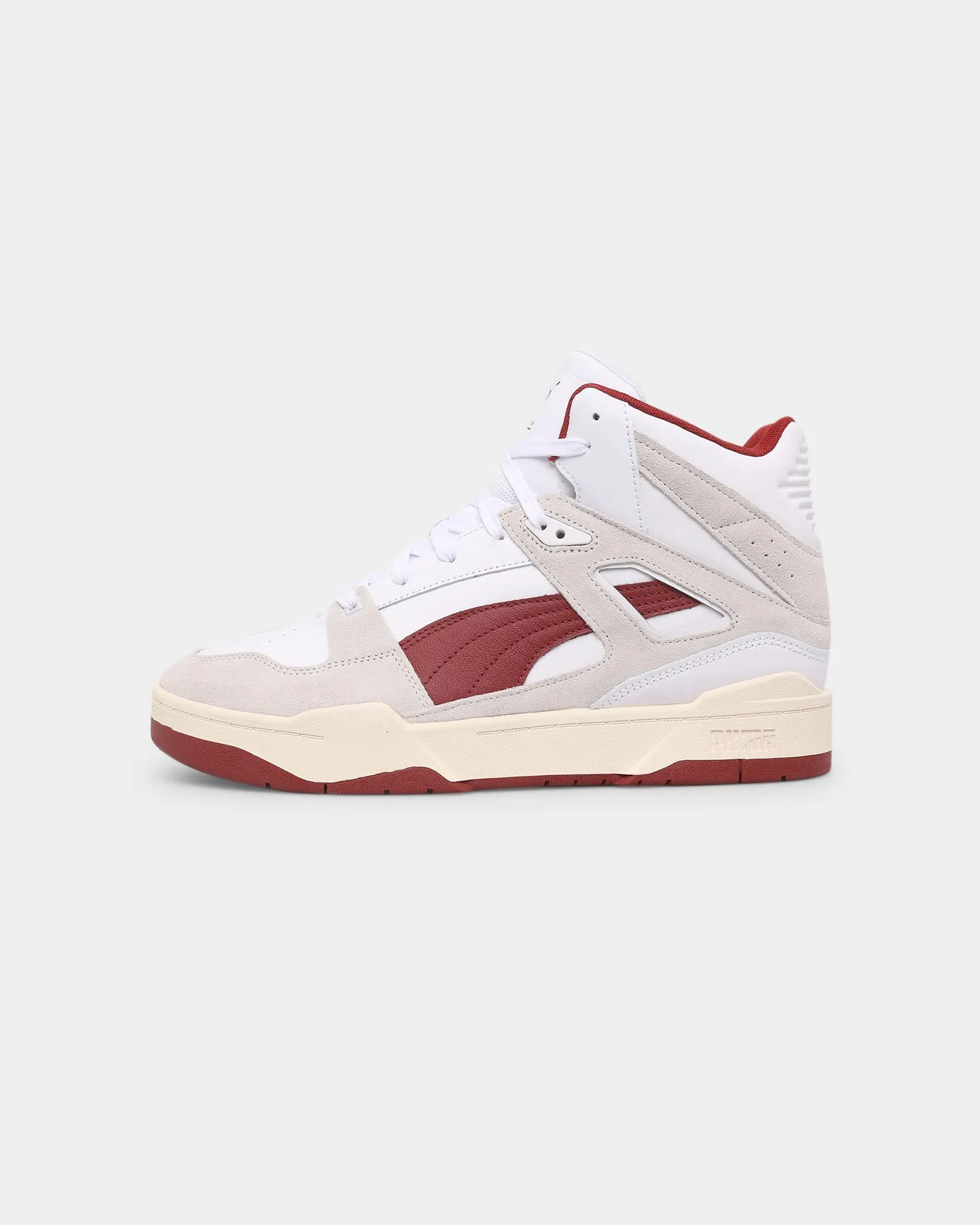 Puma Slipstream Hi Heritage Shoes Puma White-Nimbus Cloud-Intense Red Heat Free