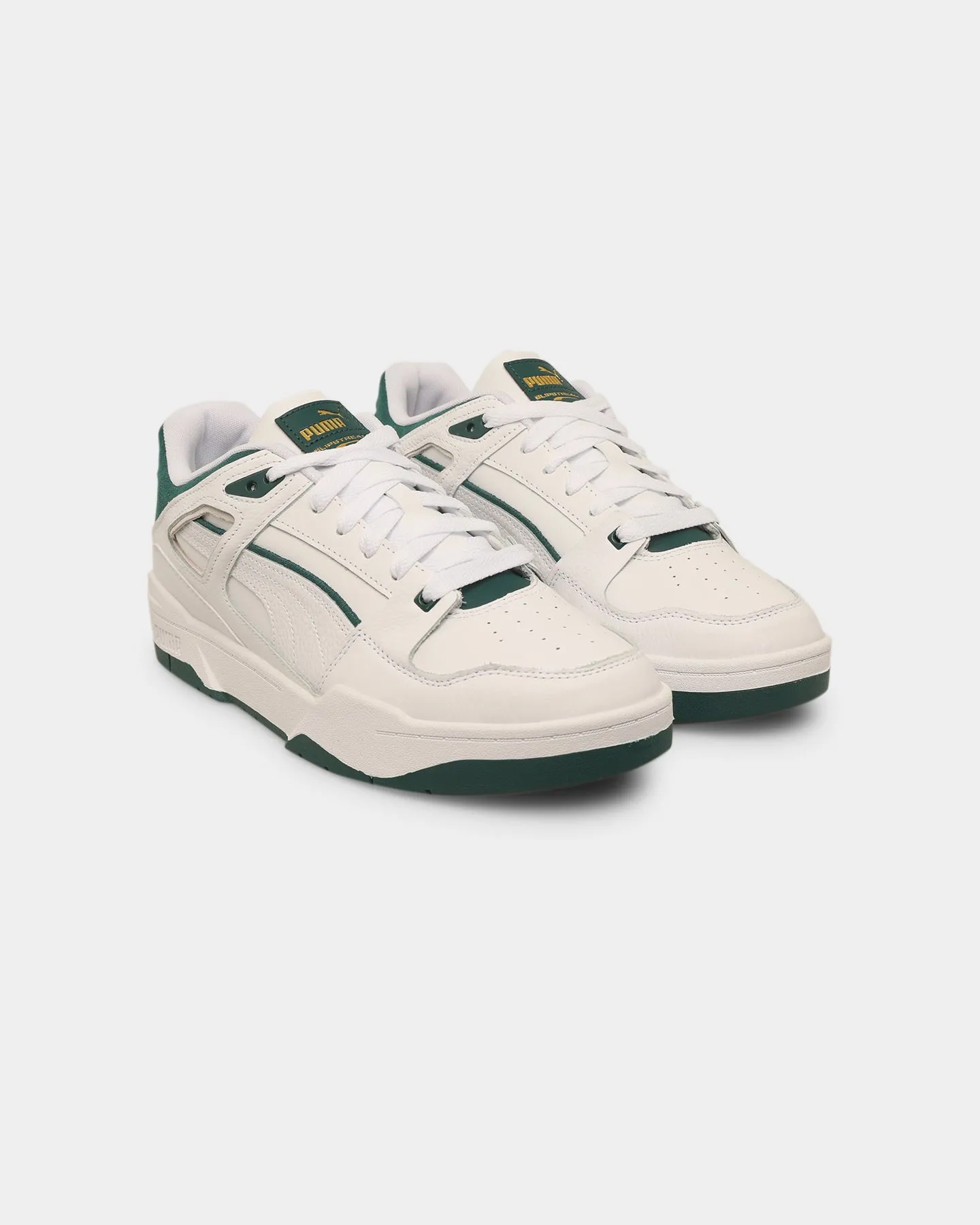 Puma Slipstream White/Green Bold Neon