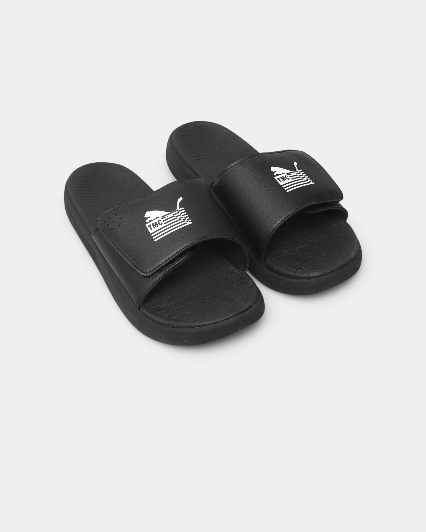 Everywhere Fit Modern Bold Puma Softride X TMC Slides Puma Black-Puma White