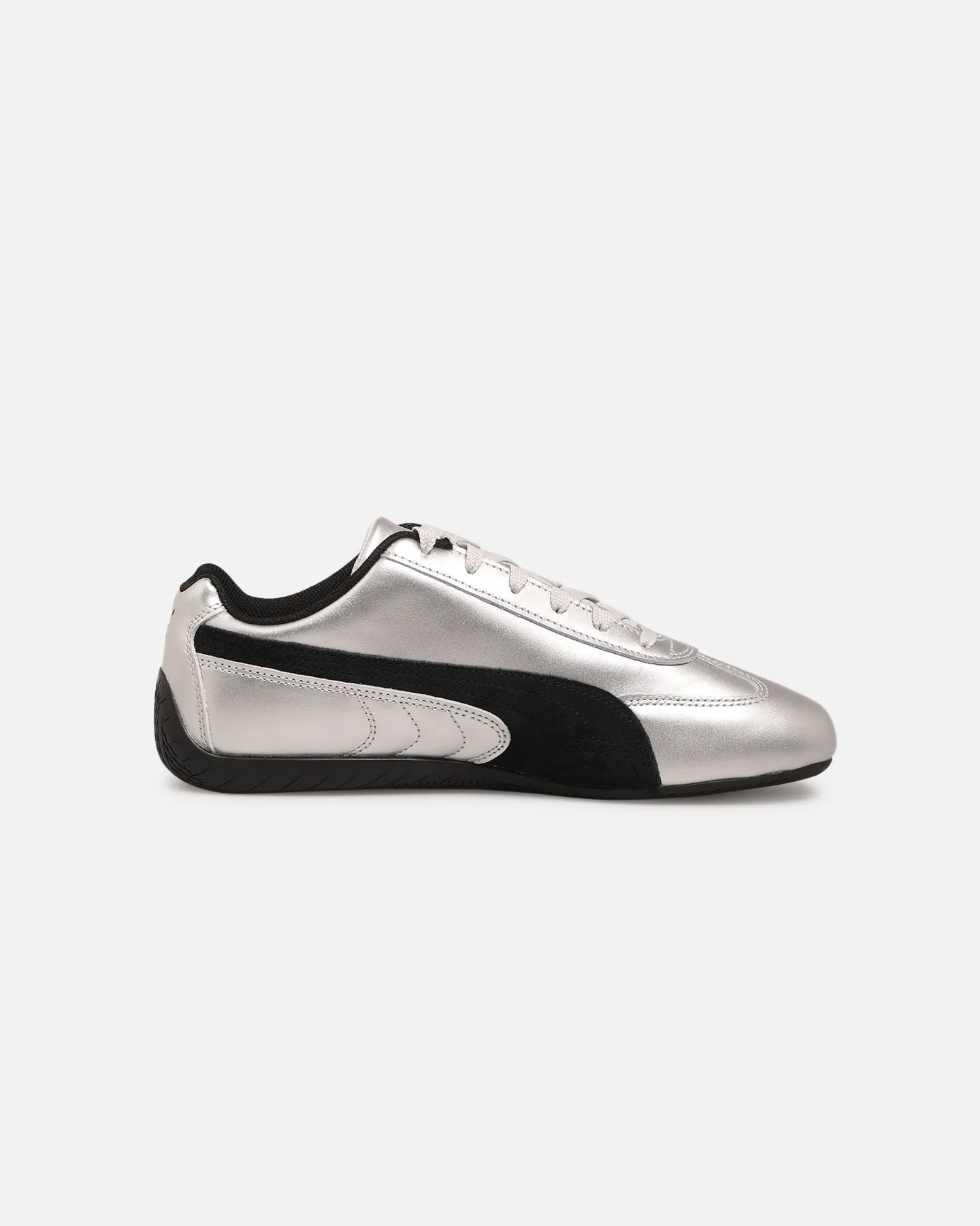 Puma Speedcat Metallic Silver Cushioned Memory Foam Breath Comfort
