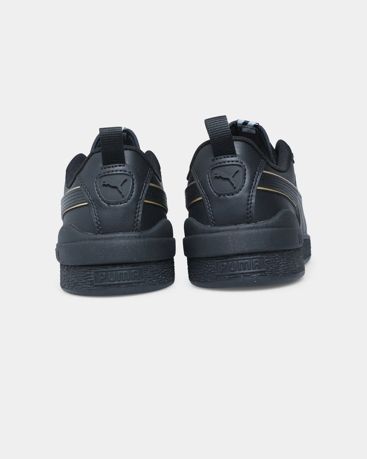 Arch Support Standing Workers Puma Suede Bloc Liquid Metal Puma Black