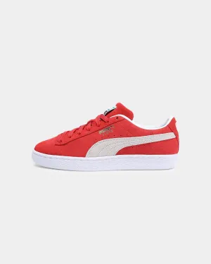 Puma Suede Classic XXI Red/White Comfort Midsole Year long
