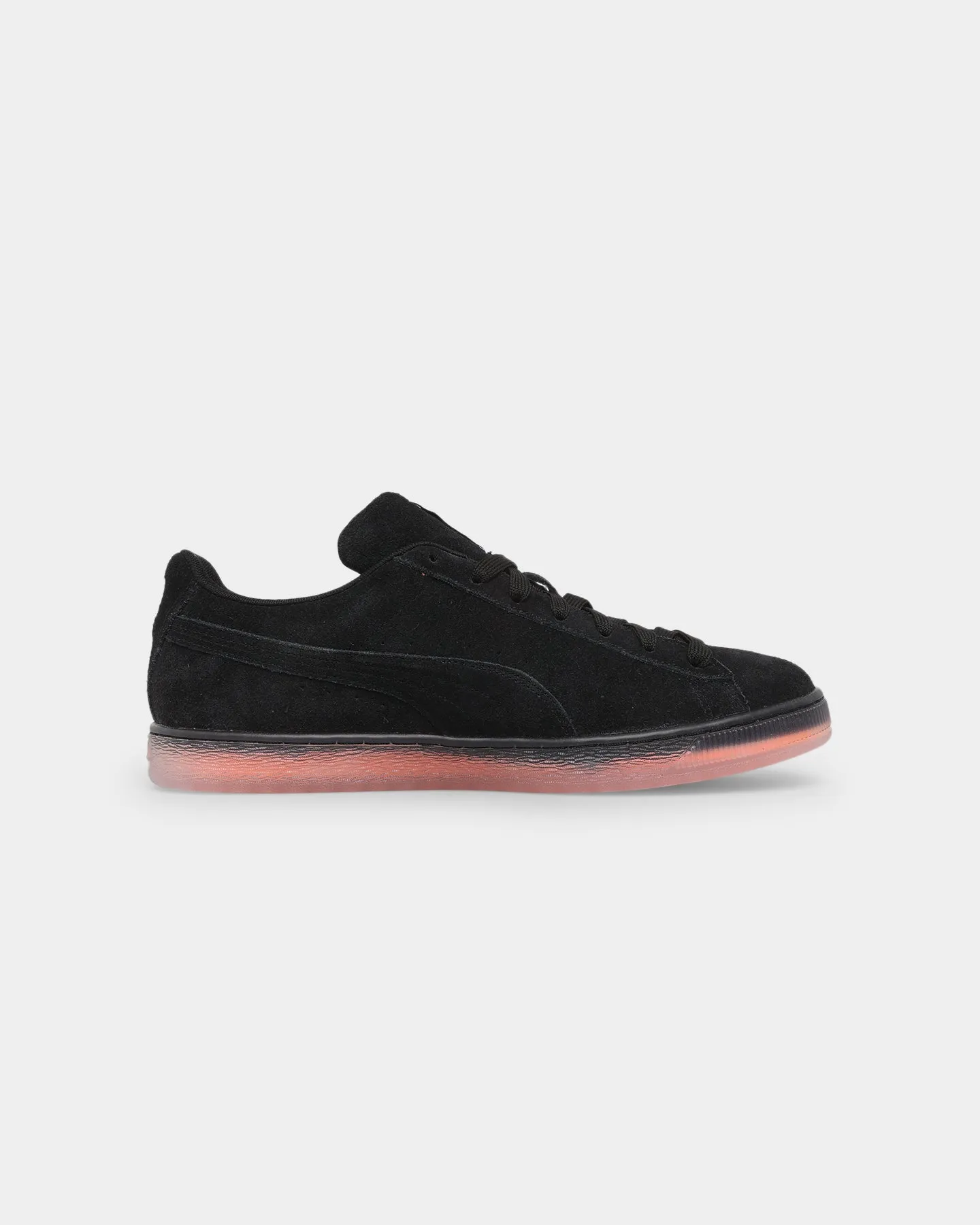 Puma Suede Displaced Basketball Shoes Puma Black-Neon Lightweight Queen Touch