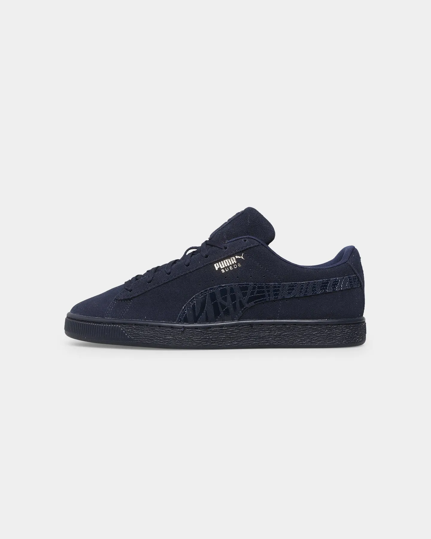 Ventilated Mesh Long Distance Puma Suede Mono Deboss Sneakers Peacoat