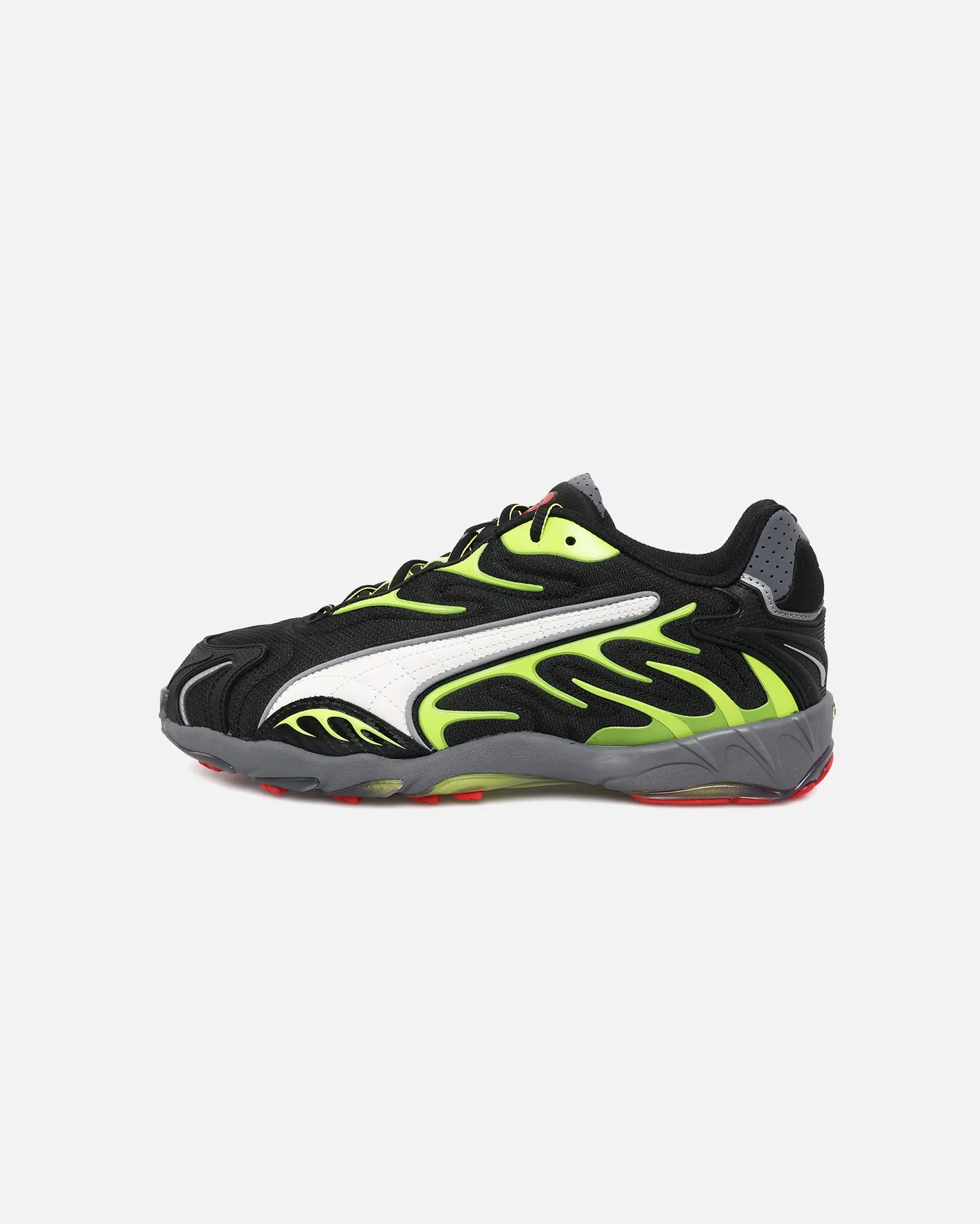 Puma X A$AP Rocky Inhale Mesh Black/Green Impact Dispersing Geometries Foot Arch Support