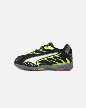 Puma X A$AP Rocky Inhale Mesh Black/Green Impact Dispersing Geometries Foot Arch Support