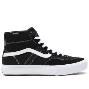 Zip Up Soft Insole Vans Crockett High Pro - Black/White