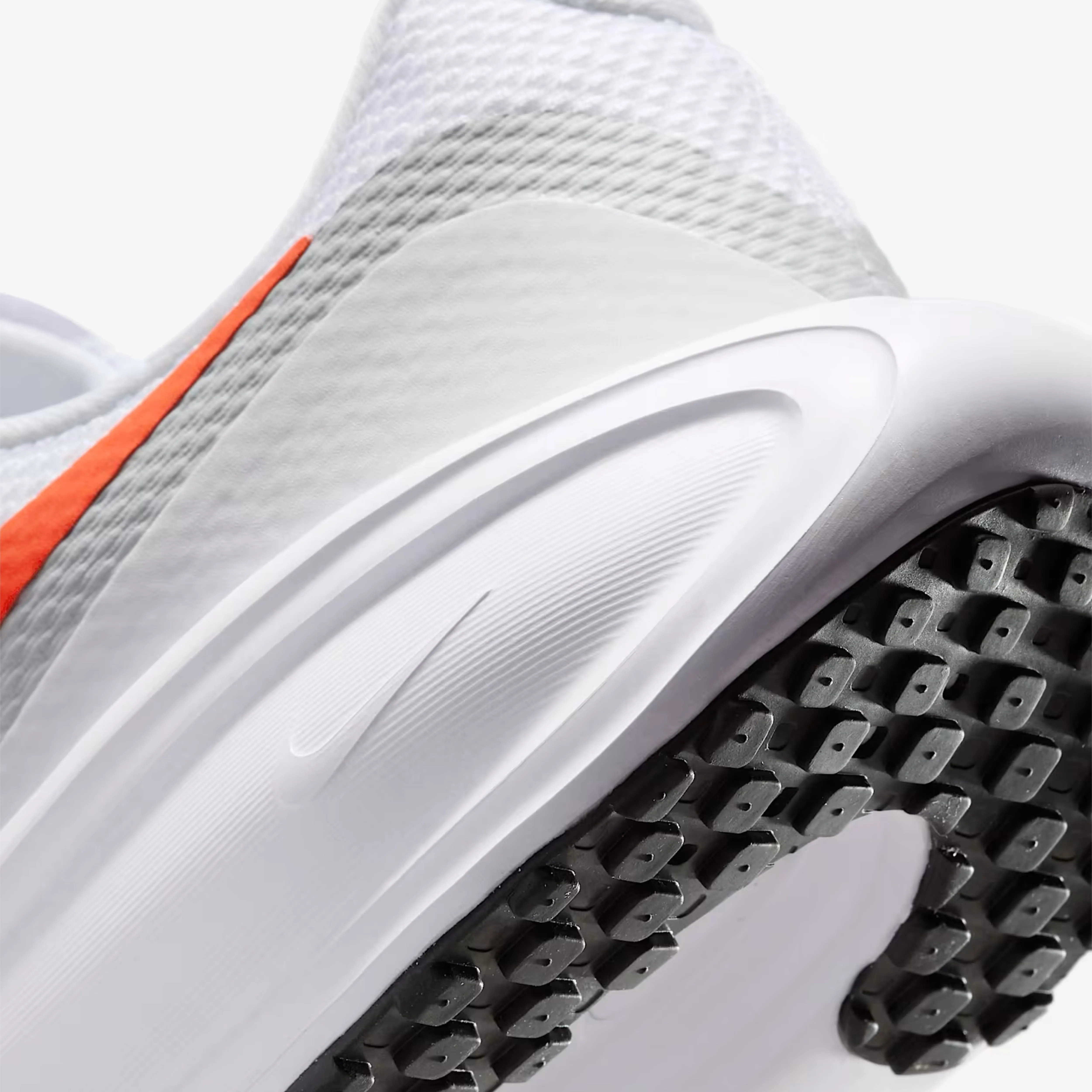 Nike | REVOLUTION 8 { WHITE/BRIGHT CRIMSON-PURE PLATINUM-BLACK Easy Slip On