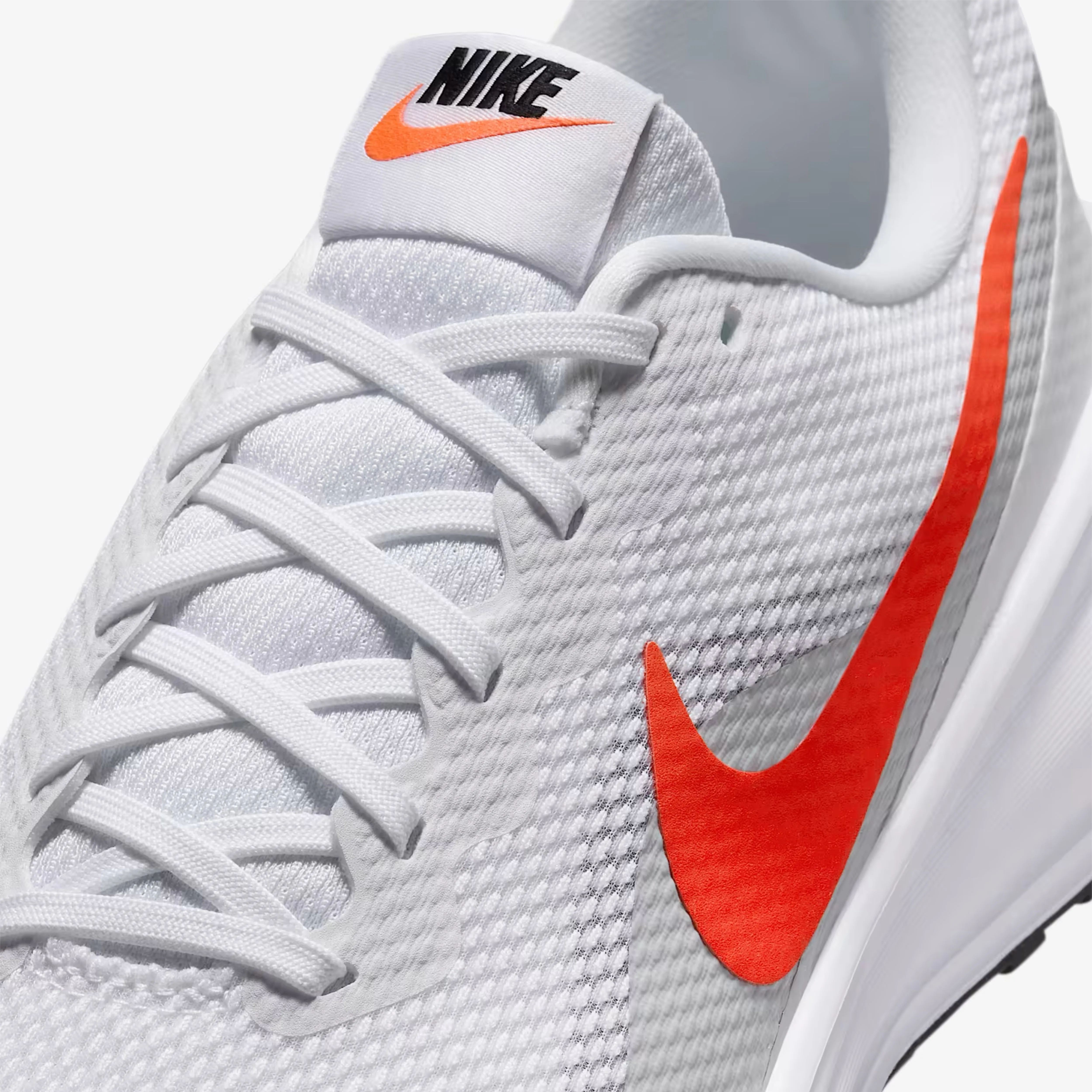 Sustainable Production Methods Nike | REVOLUTION 8 { WHITE/BRIGHT CRIMSON-PURE PLATINUM-BLACK