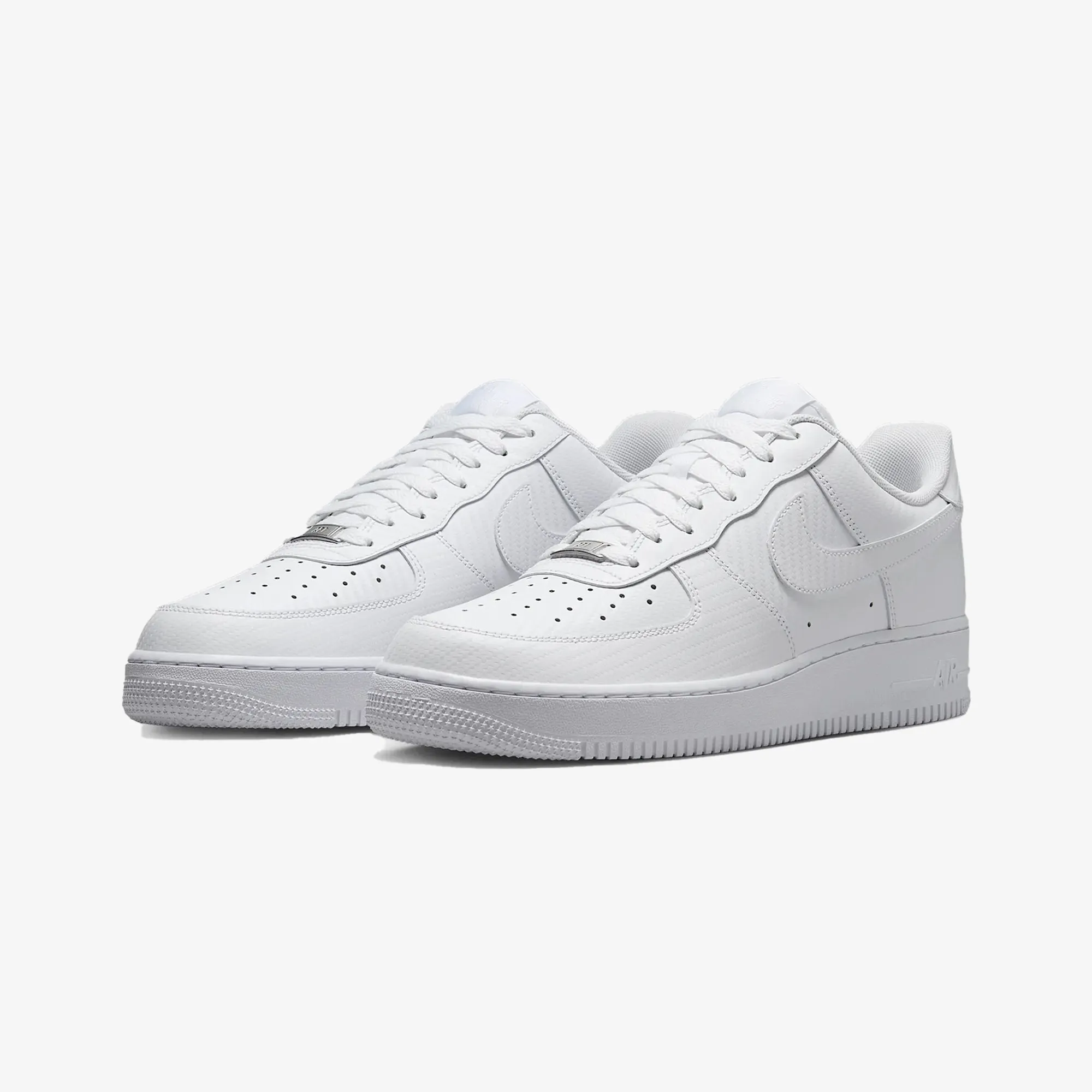 Supportive NIKE | AIR FORCE 1 '07 TEXTURE { WHITE/WHITE
