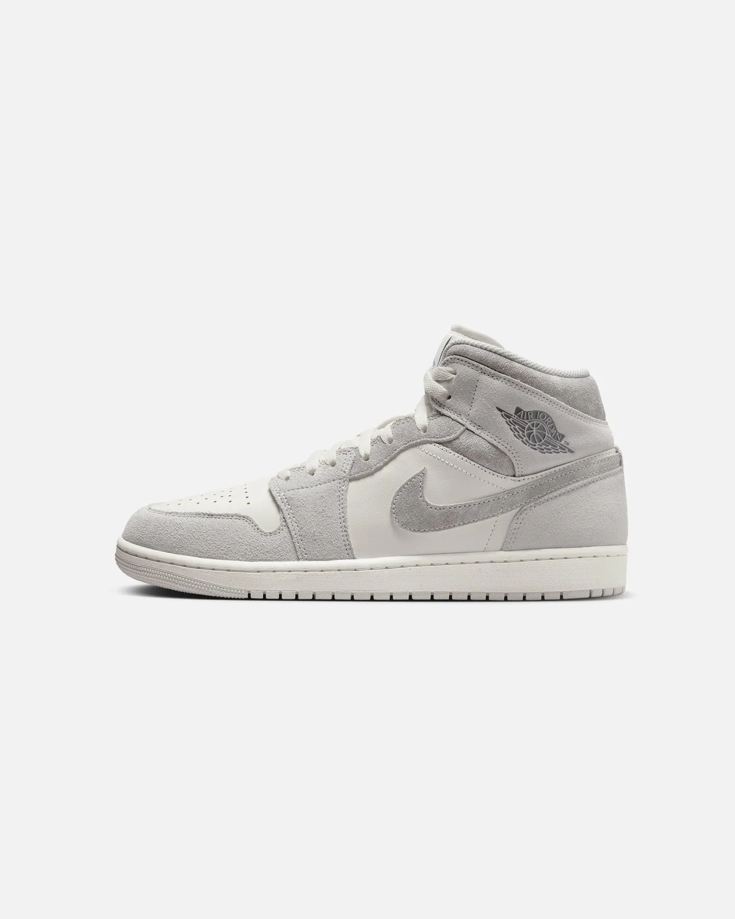 Jordan Air Jordan 1 Mid SE "Neutral Grey" Neutral Grey/Smoke Grey Rubber Sole