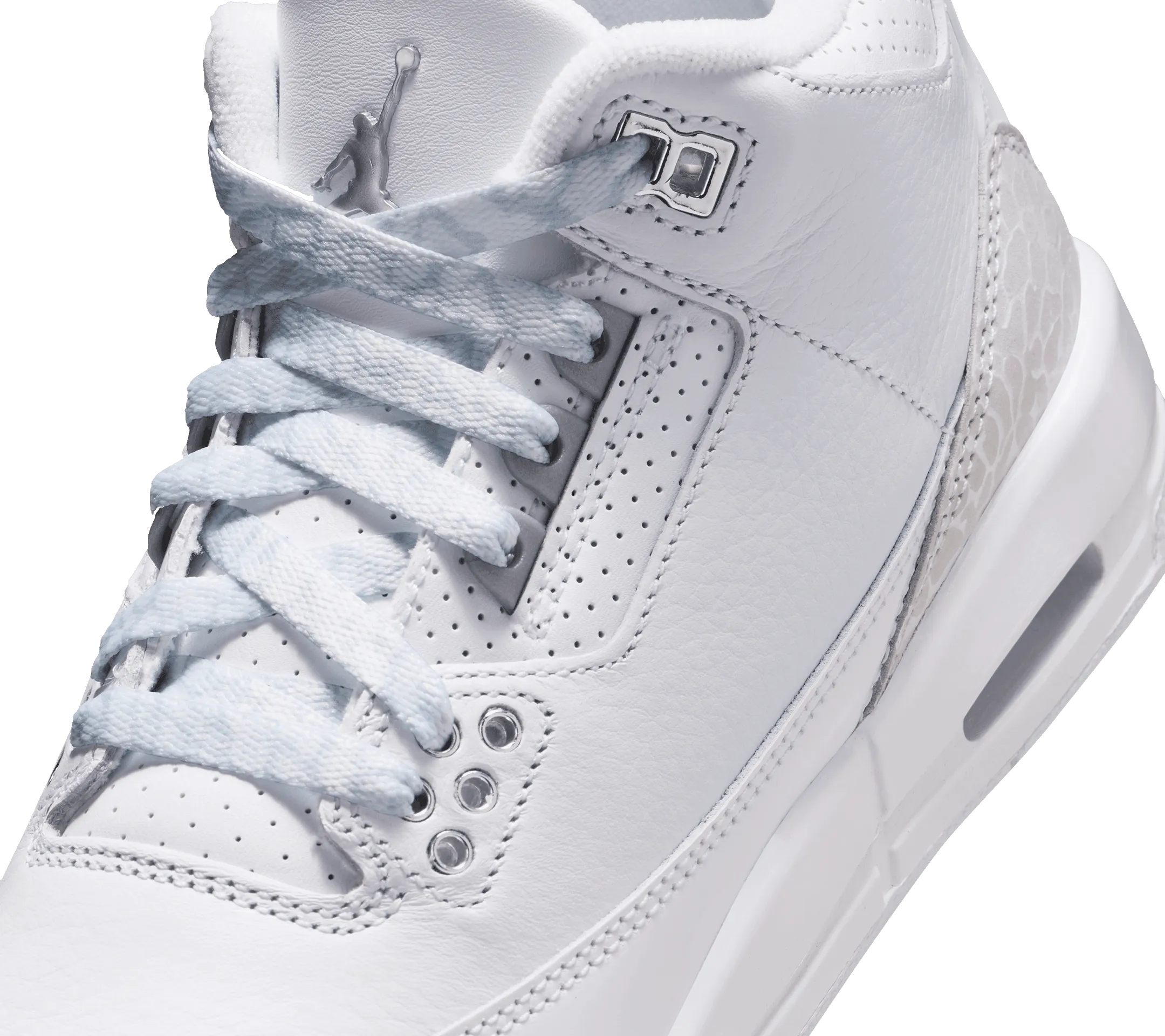 Petite Fit Urban Style Air Jordan 3 Retro GS "Pure Money" [Grade School]