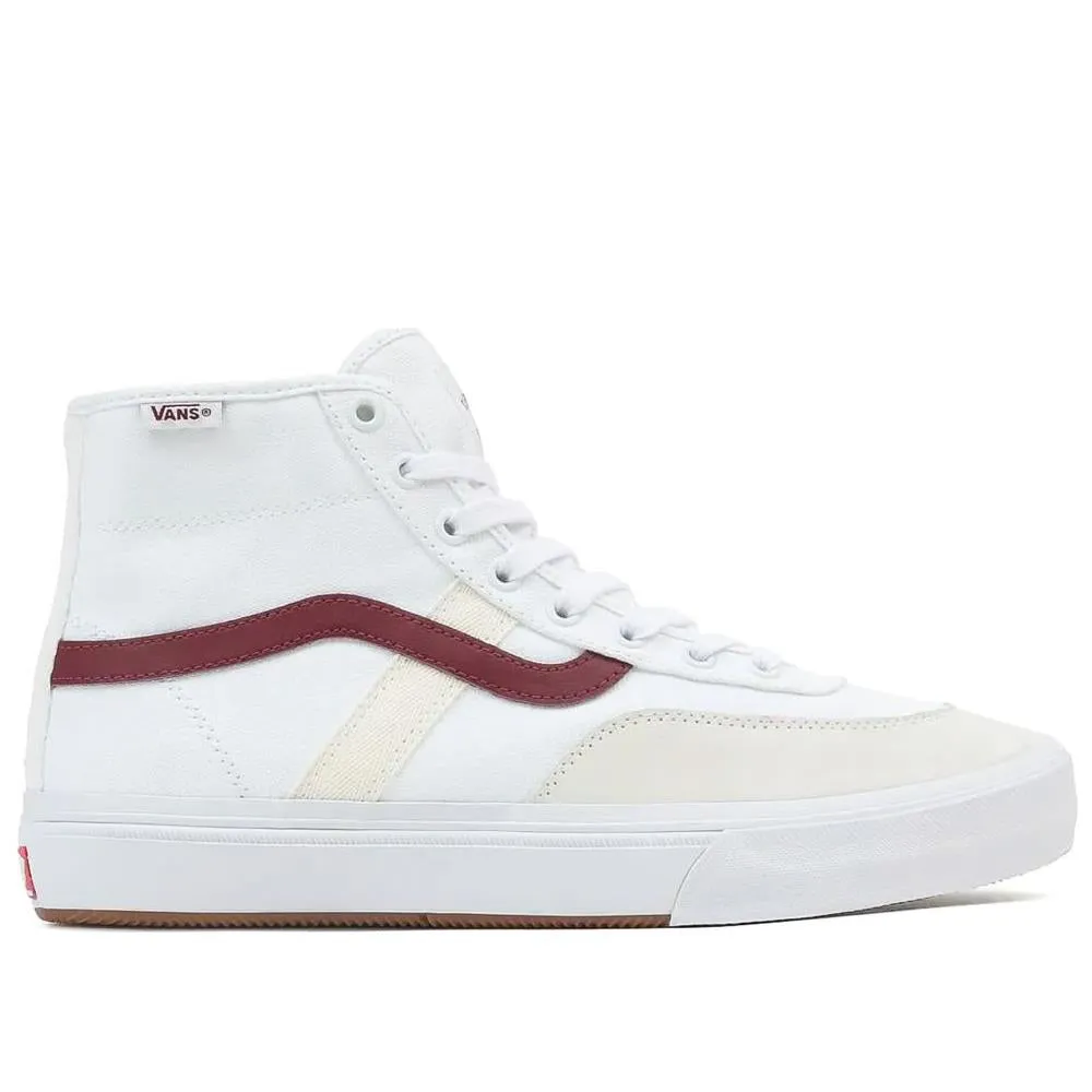 Anti Wrinkle Vans Crockett High - White/Red