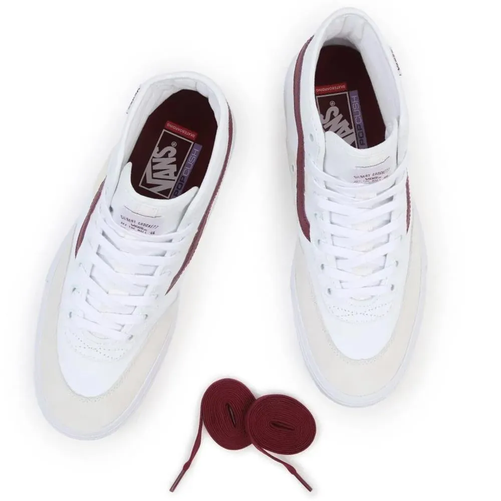 Vans Crockett High - White/Red Stable Soft Touch