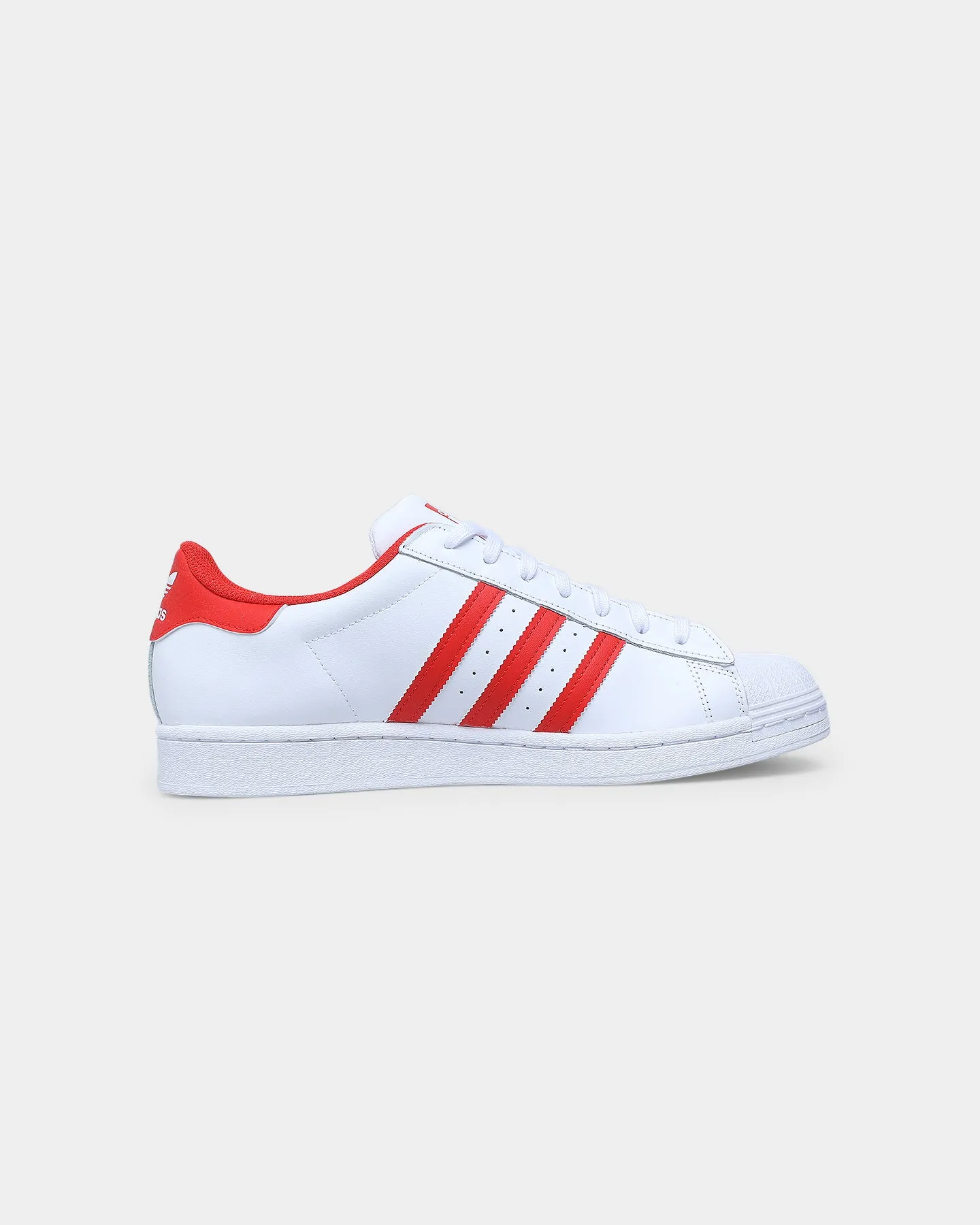Pastel tone Sky Light Adidas Superstar Cloud White / Vivid Red