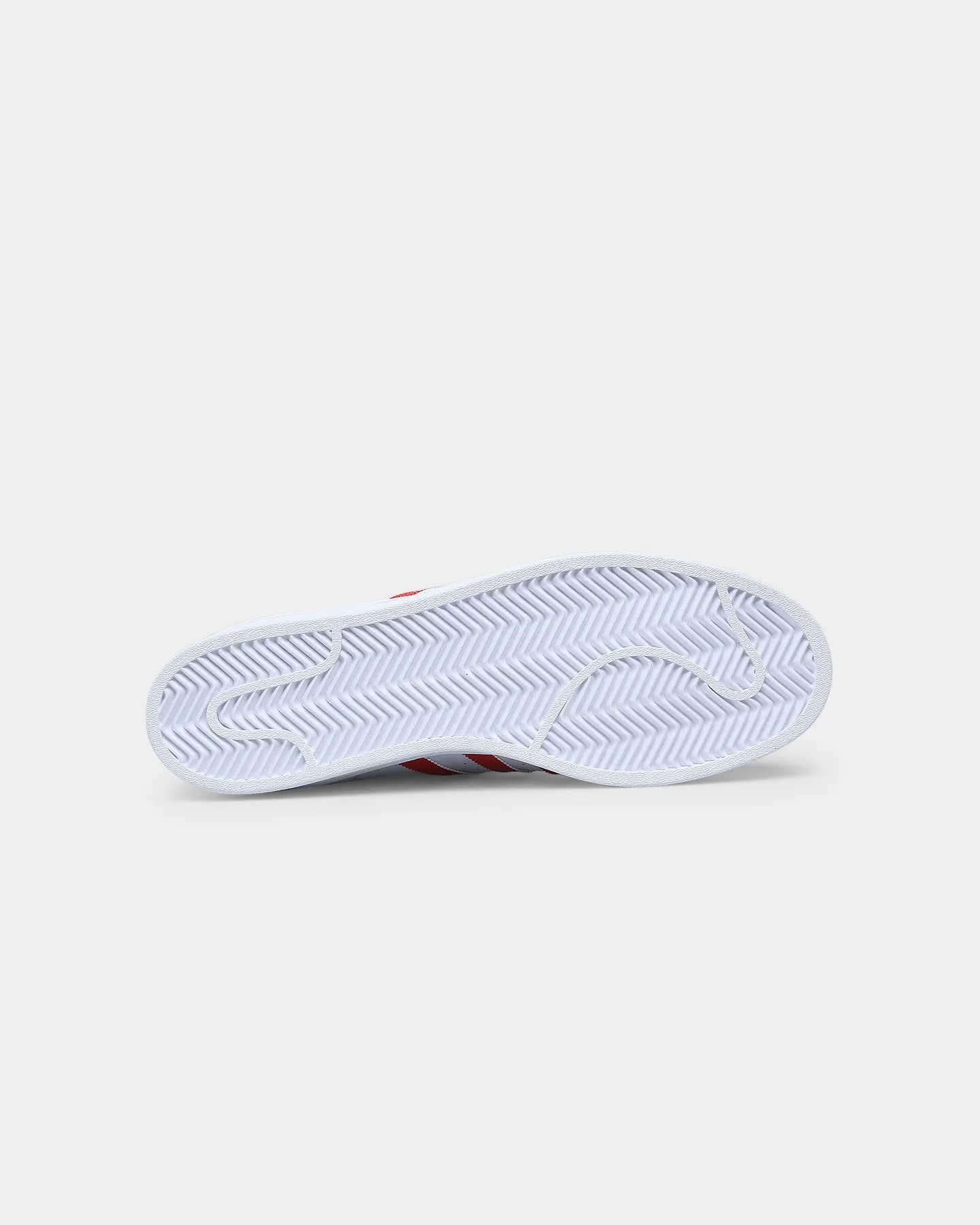 Adidas Superstar Cloud White / Vivid Red Adjustable Fit Teen Fun