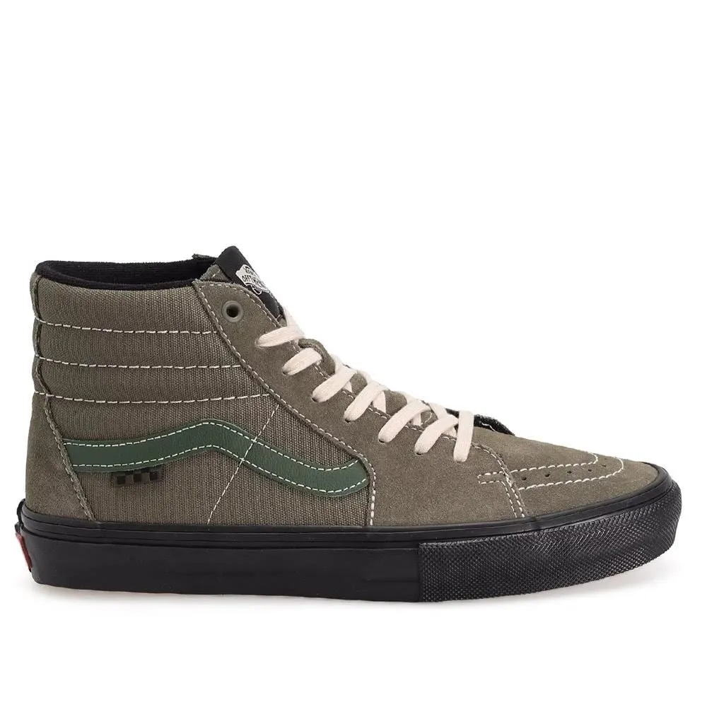 Pro Level Comfort Vans Skate Sk8-Hi - Green Olive
