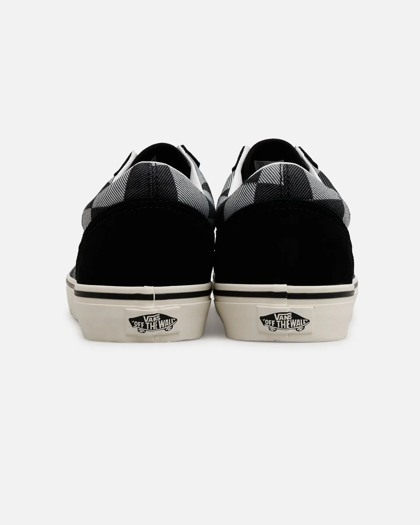 Cross Road Vans Old Skool "Mono Checkerboard" Black