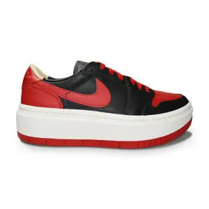 Women's Nike Air Jordan 1 Elevate Low SE - DQ1823 006 - Black Gym Red Sail Micro Adjustment Lacing