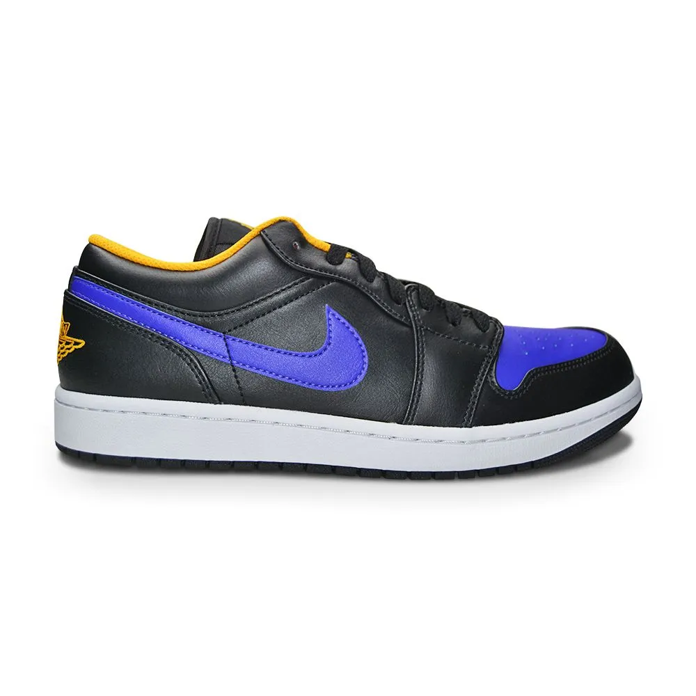 Mens Nike Air Jordan 1 Low "Dark Concord" - 553558 075- Black Dark Concord Taxi Pro Court Performance