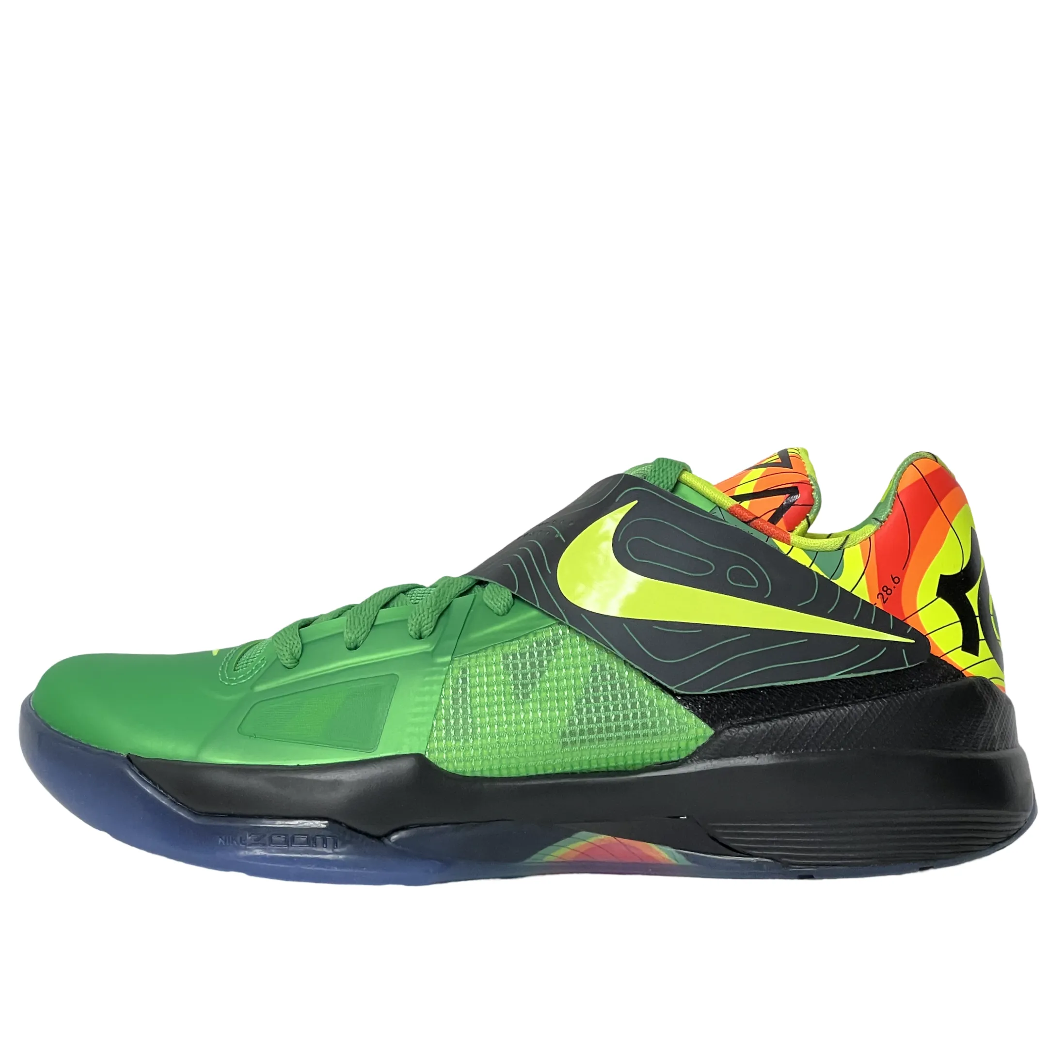 Nike KD 4 Weatherman 2024 Heel Cushioning Breathable Knit Uppers