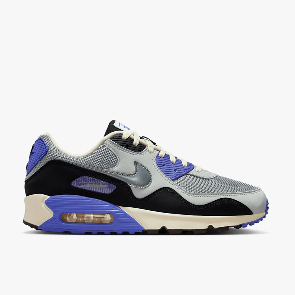 Nike x Patta Air Max 90 SP Particle Grey / Neutral Grey - Sapphire Test Step Mule Style