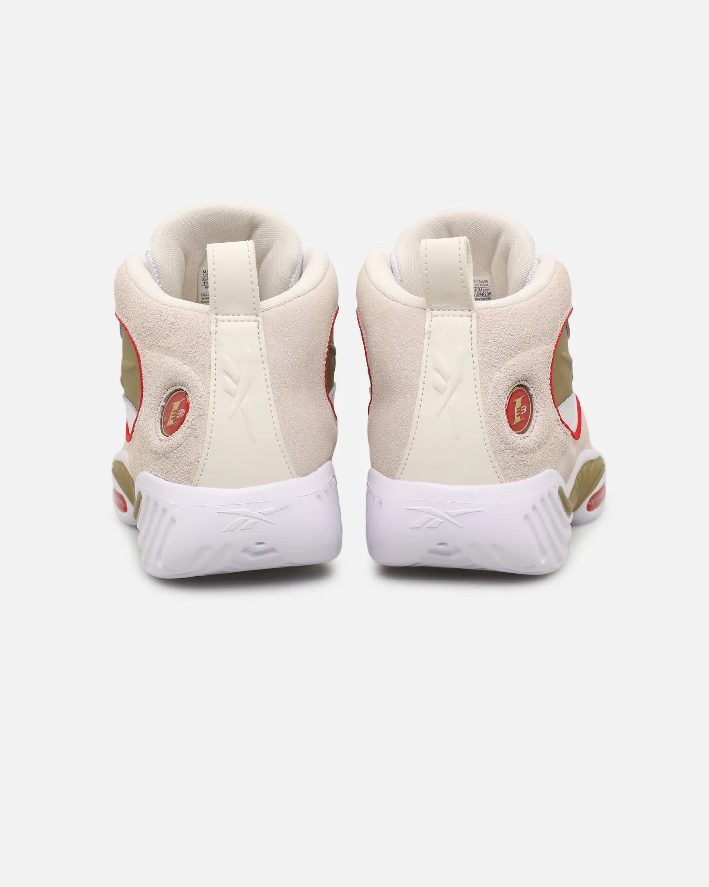 Pressure Relief Padding Zip Up Design Rebook Answer III White/Chalk White