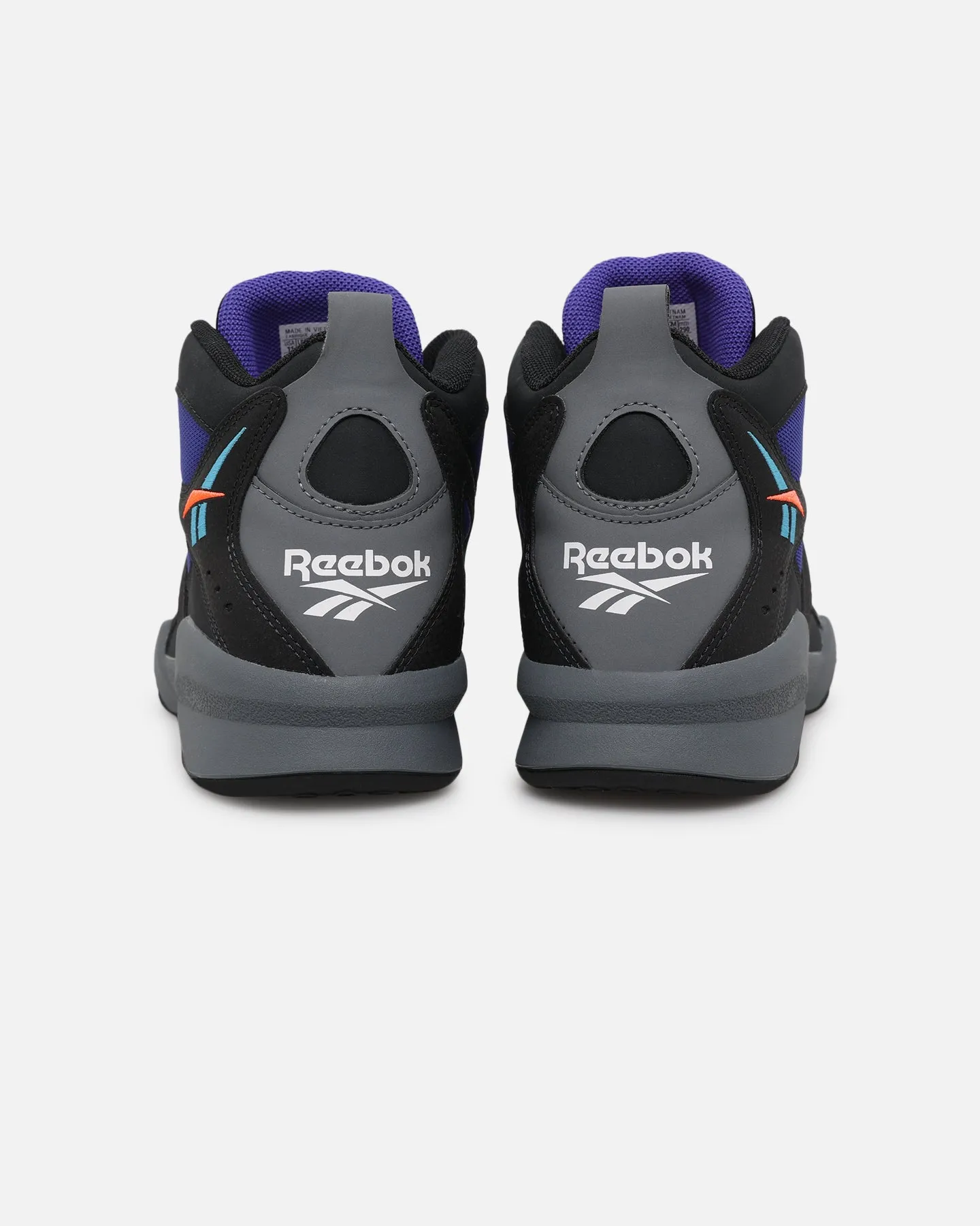 Durable Build Trail Running Shock absorption Reebok Above The Rim Decimator Black/Grey/Purple