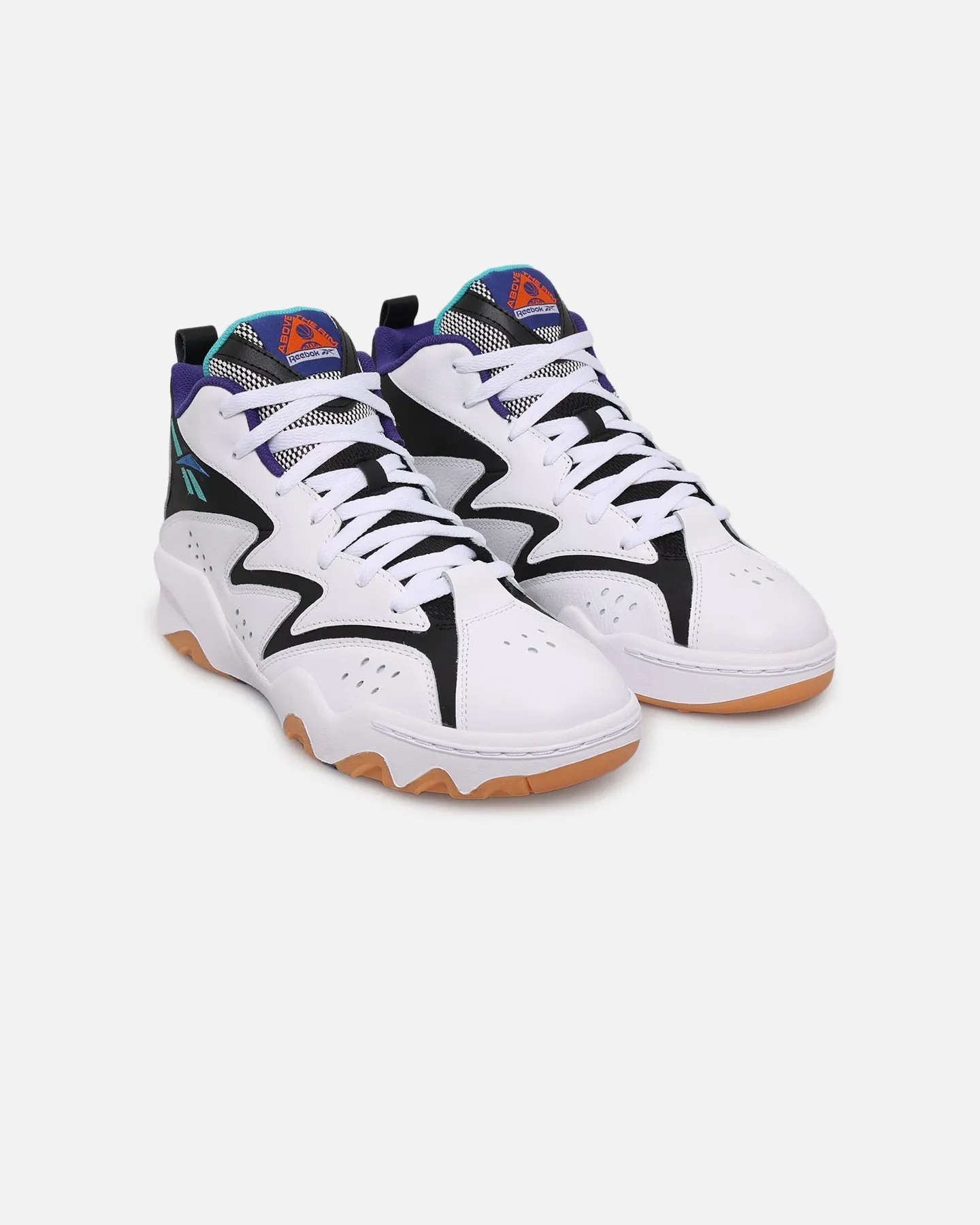 Reebok Above The Rim Mid Black/Purple Hero Walk Good Traction