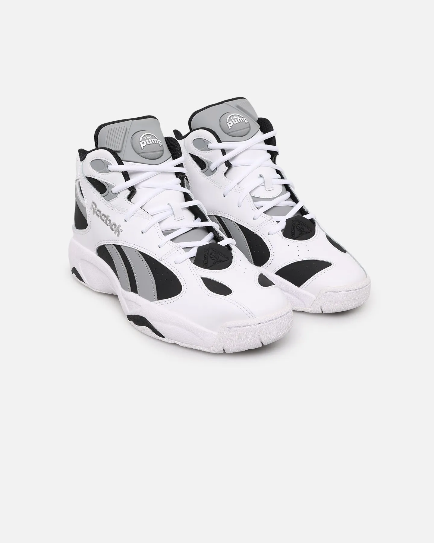 Sturdy Build Valley Run Reebok Above The Rim Pump Vertical White/Black