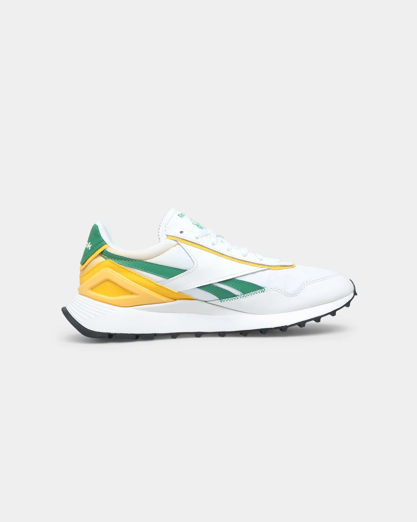 Bold Neon Reebok CL Legacy AZ Chalk / Glen Green / Track Gold
