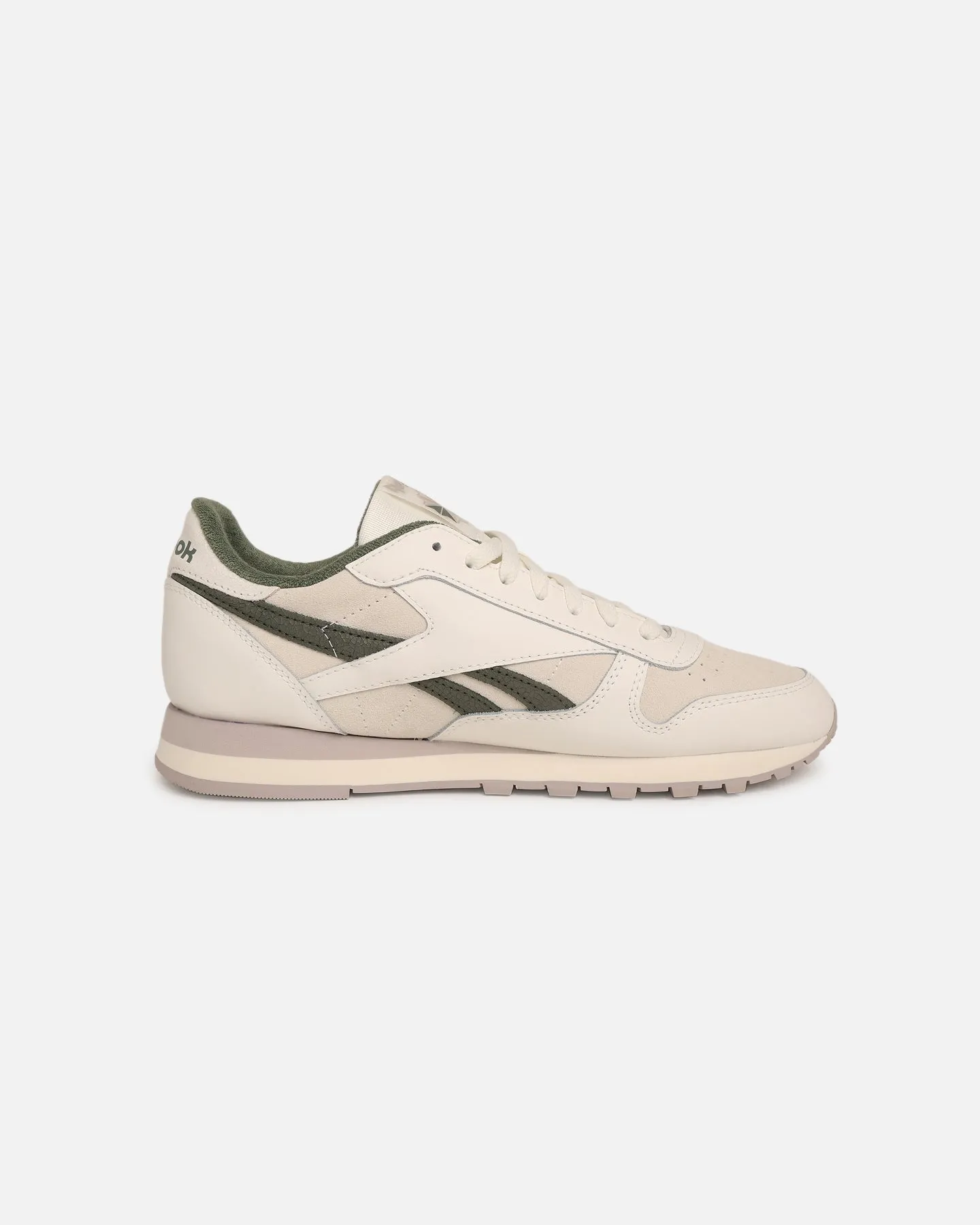 Reebok Classic Leather Chalk Comfortable Footwear Impact Diffusing Design